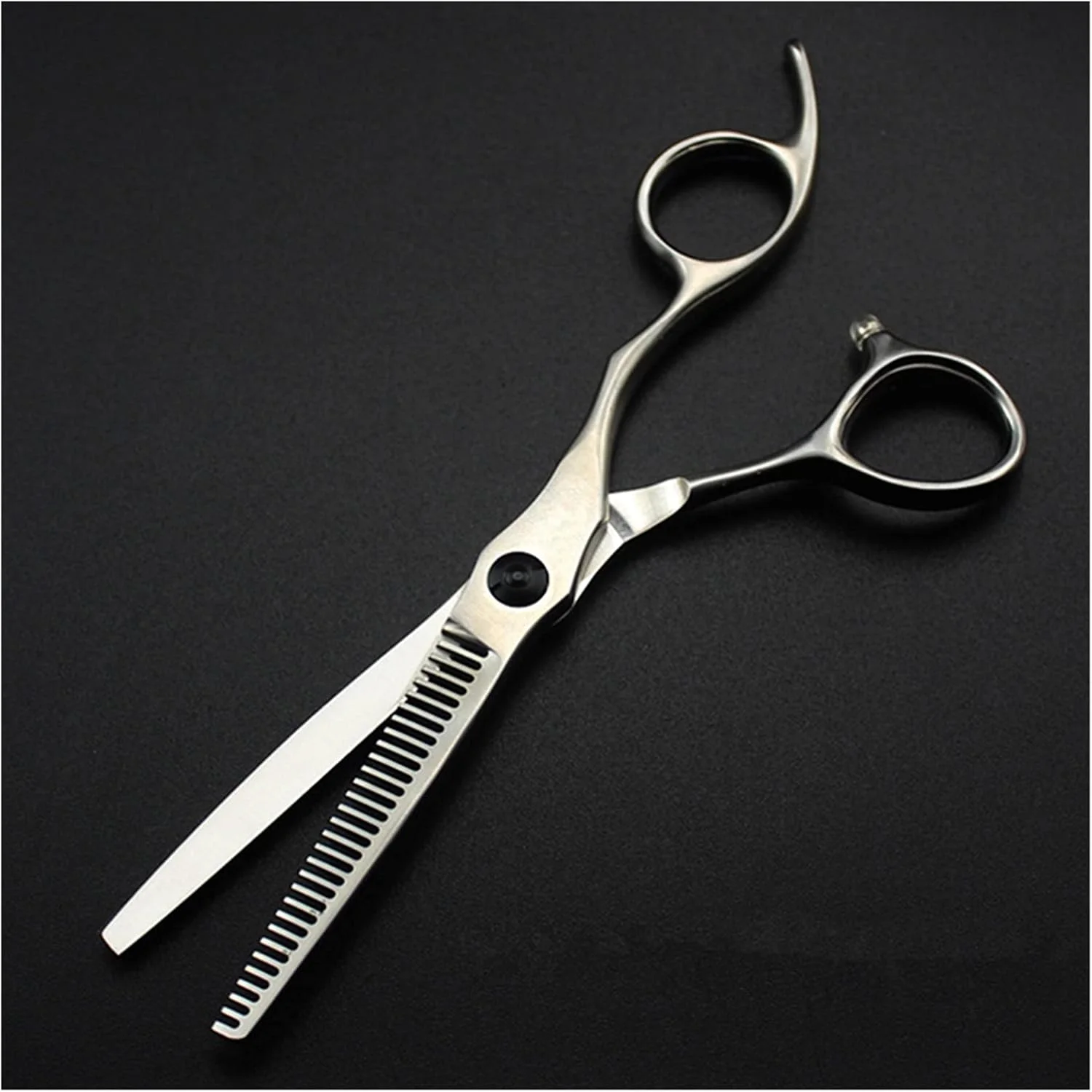 قیچی آرایشگری مات 6 اینچی برای کوتاهی و تنک کردن مو، قیچی آرایشگری، تنک کننده - B قیچی آرایشگری مات 6 اینچی برای کوتاهی و تنک کردن مو، قیچی آرایشگری، تنک کننده - B