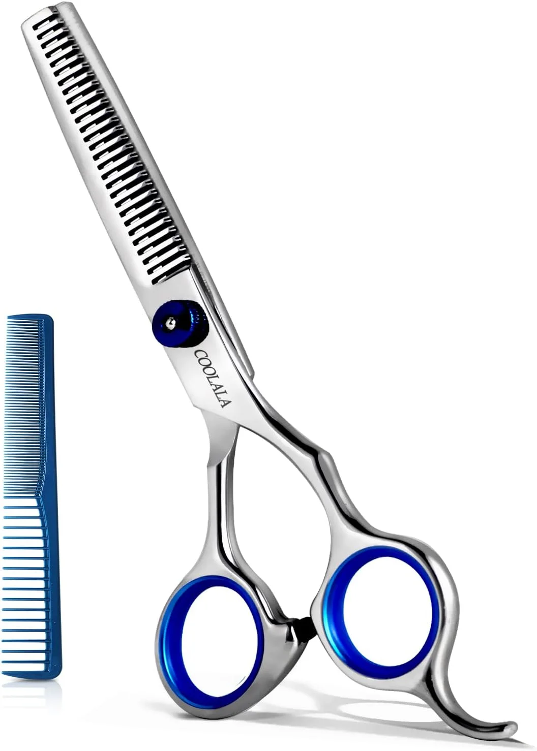 قیچی آرایشگری استیل ضد زنگ کولالا، قیچی پیتاژ، 6.5 اینچ، حرفه ای، مناسب آرایشگاه، پیرایشگاه، استفاده خانوادگی، برای آقایان، بانوان، بزرگسالان و کودکان