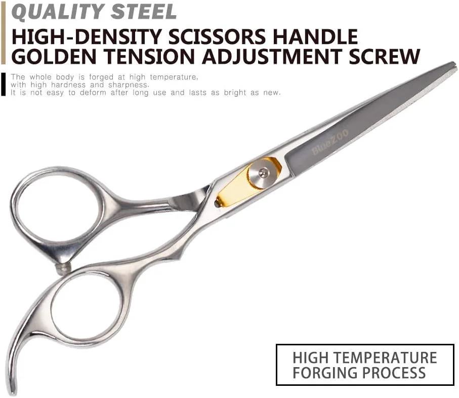 قیچی حرفه ای CLX سری Razor Edge - قیچی / شانه آرایشگری - 6.0 اینچ - قیچی سبیل و قیچی آرایشگری با پیچ تنظیم دقیق قیچی حرفه ای CLX سری Razor Edge - قیچی / شانه آرایشگری - 6.0 اینچ - قیچی سبیل و قیچی آرایشگری با پیچ تنظیم دقیق