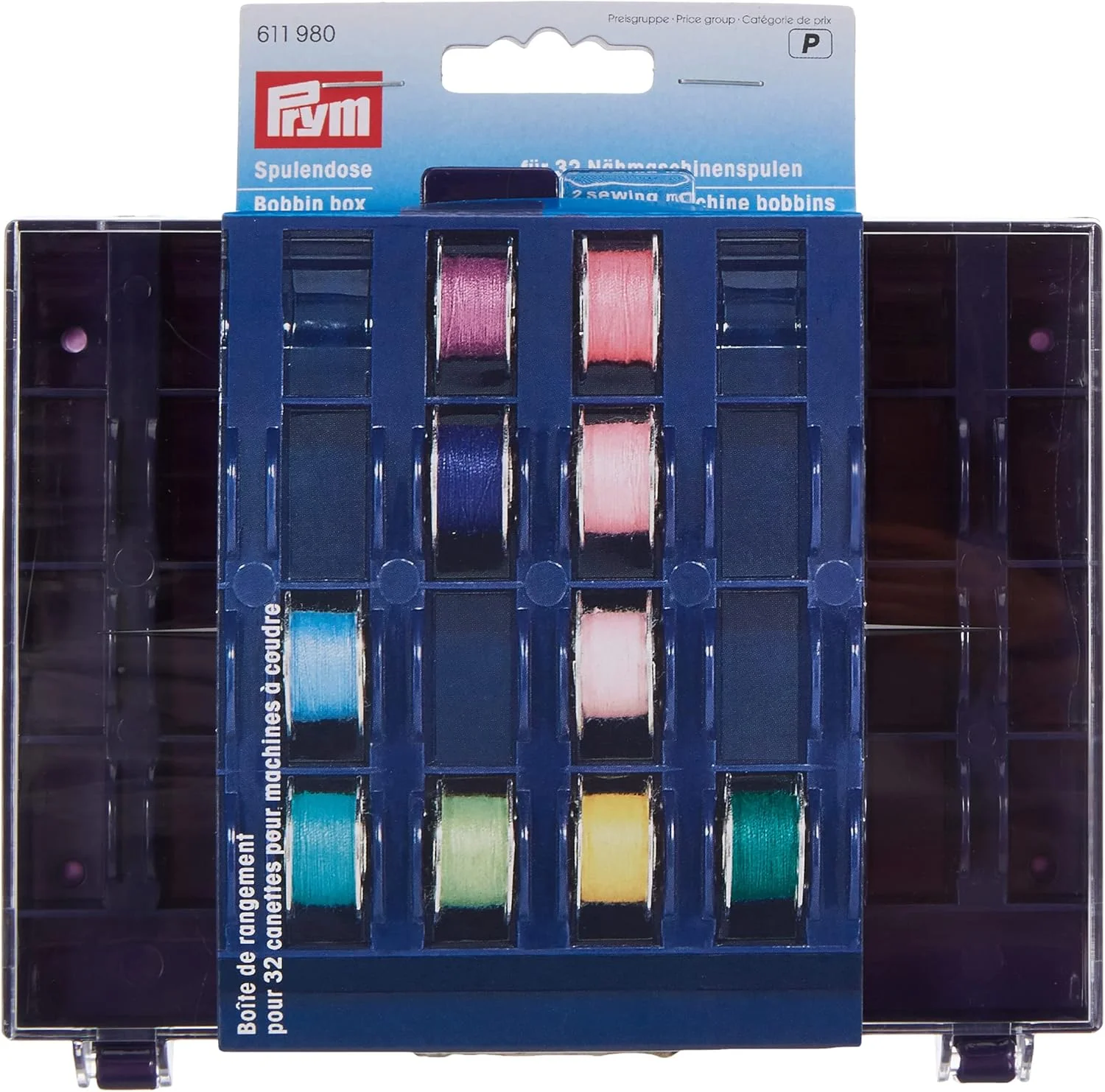 جعبه ماسوره پریم با ابعاد 3x13x16 سانتی متر، مناسب برای 32 ماسوره