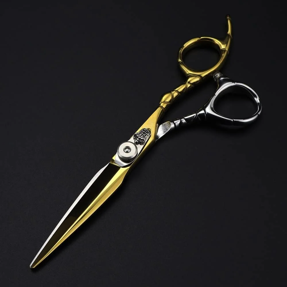 قیچی آرایشگری، قیچی اصلاح مو، 6 اینچ، فولاد حرفه ای ژاپن 440C، قیچی طلایی تاج، قیچی آرایشگری، قیچی کوتاهی مو، قیچی پیتاژ قیچی آرایشگری، قیچی اصلاح مو، 6 اینچ، فولاد حرفه ای ژاپن 440C، قیچی طلایی تاج، قیچی آرایشگری، قیچی کوتاهی مو، قیچی پیتاژ