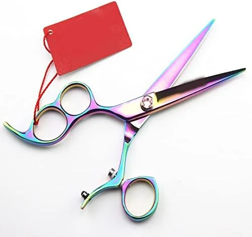 قیچی اصلاح مو، قیچی آرایشگری حرفه ای 6.0 اینچی مخصوص دست چپ، قیچی آرایشگری، قیچی آرایشگری با دسته چرخشی