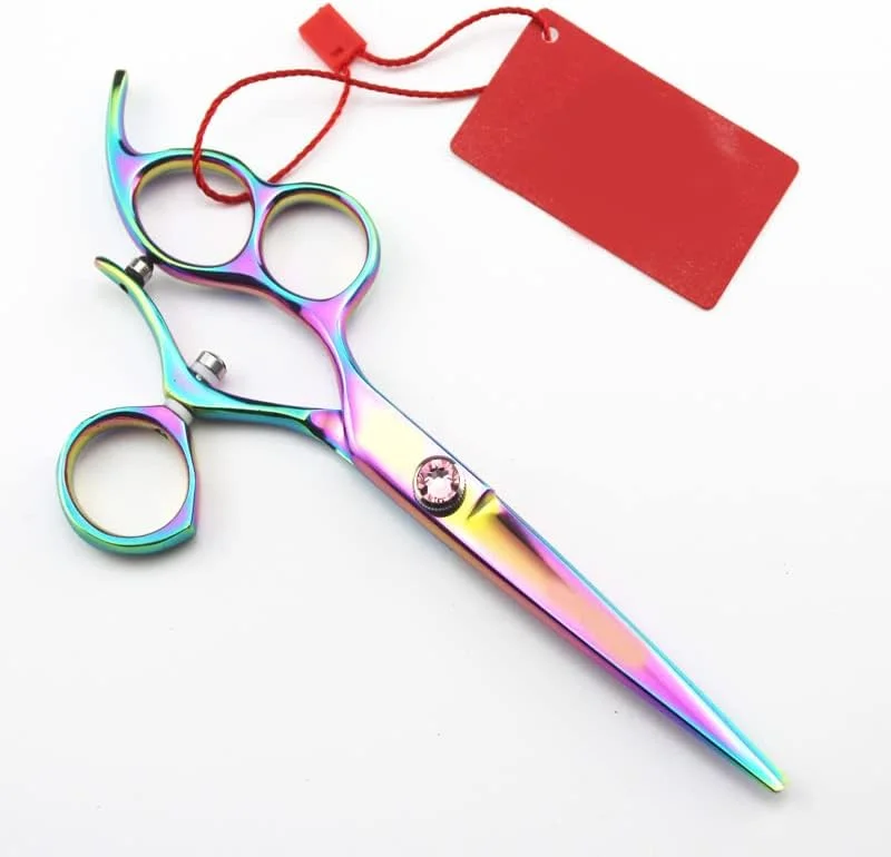 قیچی اصلاح مو، قیچی آرایشگری حرفه ای 6.0 اینچی مخصوص دست چپ، قیچی آرایشگری، قیچی آرایشگری با دسته چرخشی قیچی اصلاح مو، قیچی آرایشگری حرفه ای 6.0 اینچی مخصوص دست چپ، قیچی آرایشگری، قیچی آرایشگری با دسته چرخشی