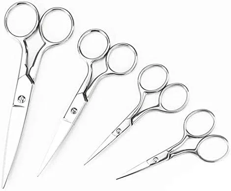 قیچی آرایشگری مو سناپ، 2.5-6 اینچ، قیچی کوچک آرایشی برای اصلاح مو و موهای بینی، ابزار روزانه، قیچی ابرو، آرایشگر، قیچی آرایشگری (6 اینچ) قیچی آرایشگری مو سناپ، 2.5-6 اینچ، قیچی کوچک آرایشی برای اصلاح مو و موهای بینی، ابزار روزانه، قیچی ابرو، آرایشگر، قیچی آرایشگری (6 اینچ)