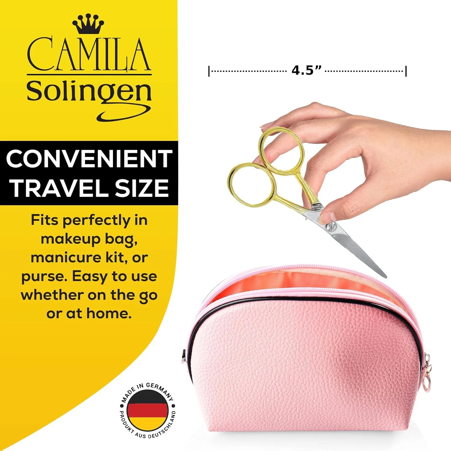 قیچی آرایشگری کامیلا سولینگن مدل CS45 قیچی آرایشگری کامیلا سولینگن مدل CS45