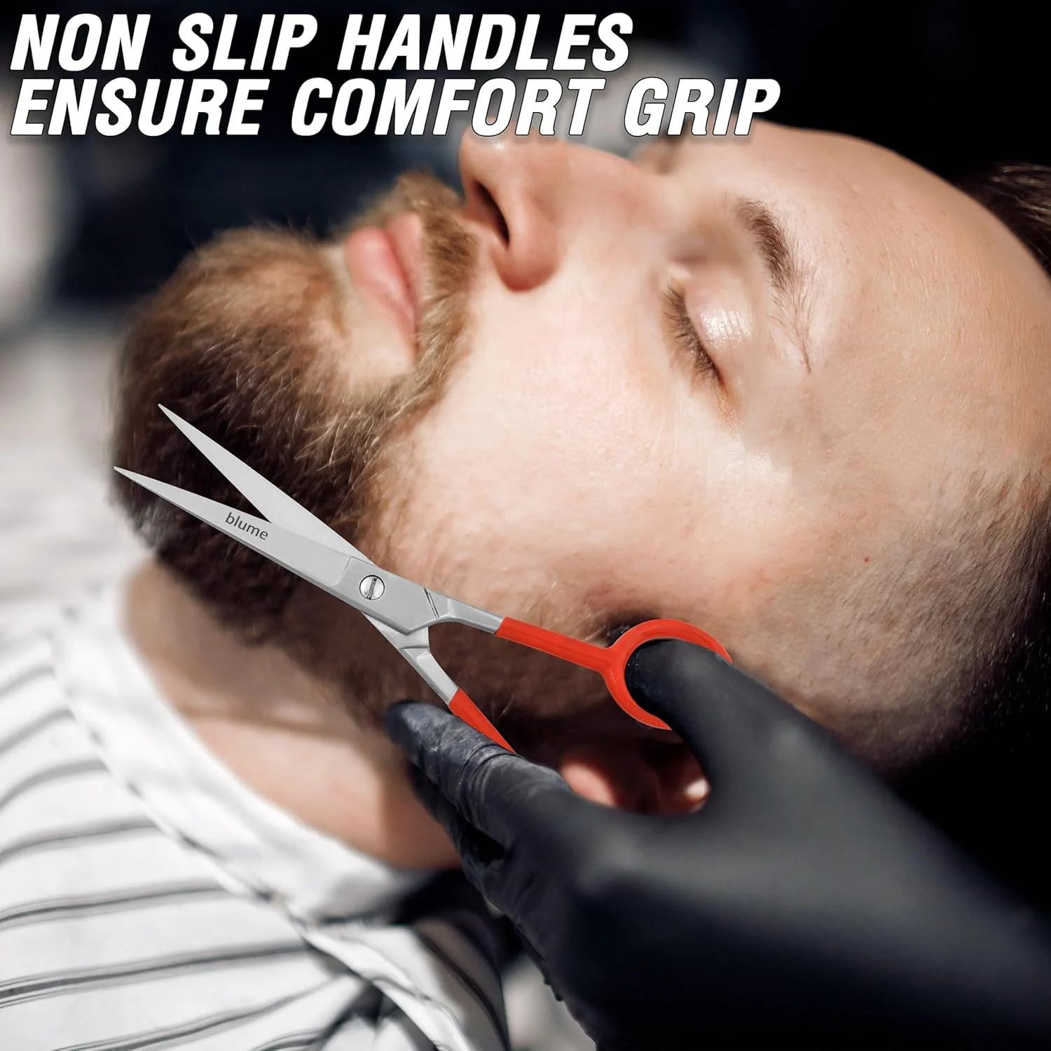 قیچی آرایشگری بلوم - قیچی استیل ضد زنگ برای آرایش مو/آرایشگاه/پیرایش مردانه، زنانه و کودکانه - قیچی حرفه ای سوپر کات - دسته PVC استیل ضد زنگ (قرمز) قیچی آرایشگری بلوم - قیچی استیل ضد زنگ برای آرایش مو/آرایشگاه/پیرایش مردانه، زنانه و کودکانه - قیچی حرفه ای سوپر کات - دسته PVC استیل ضد زنگ (قرمز)