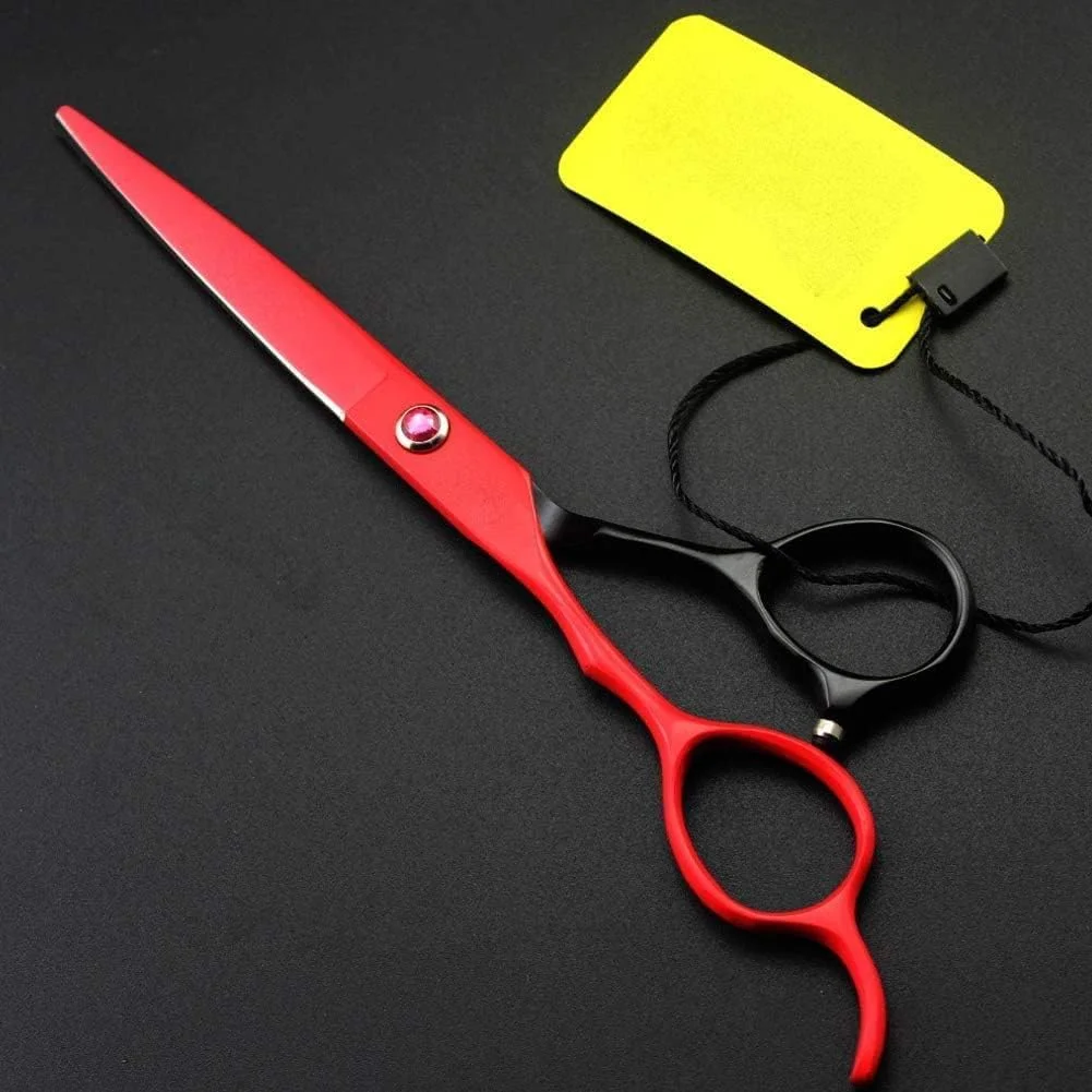 قیچی آرایشگری رترو، قیچی موی لوکس، قیچی حرفه ای آرایشگاه، ست قیچی آرایشگری حرفه ای، C1، کات صاف 6 اینچ قیچی آرایشگری رترو، قیچی موی لوکس، قیچی حرفه ای آرایشگاه، ست قیچی آرایشگری حرفه ای، C1، کات صاف 6 اینچ