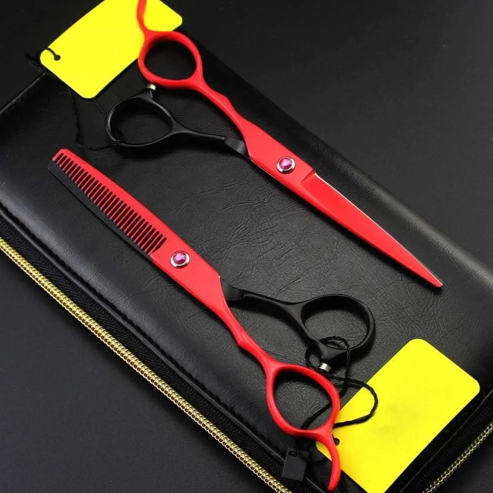 قیچی آرایشگری رترو، قیچی موی لوکس، قیچی حرفه ای آرایشگاه، ست قیچی آرایشگری حرفه ای، C1، کات صاف 6 اینچ قیچی آرایشگری رترو، قیچی موی لوکس، قیچی حرفه ای آرایشگاه، ست قیچی آرایشگری حرفه ای، C1، کات صاف 6 اینچ