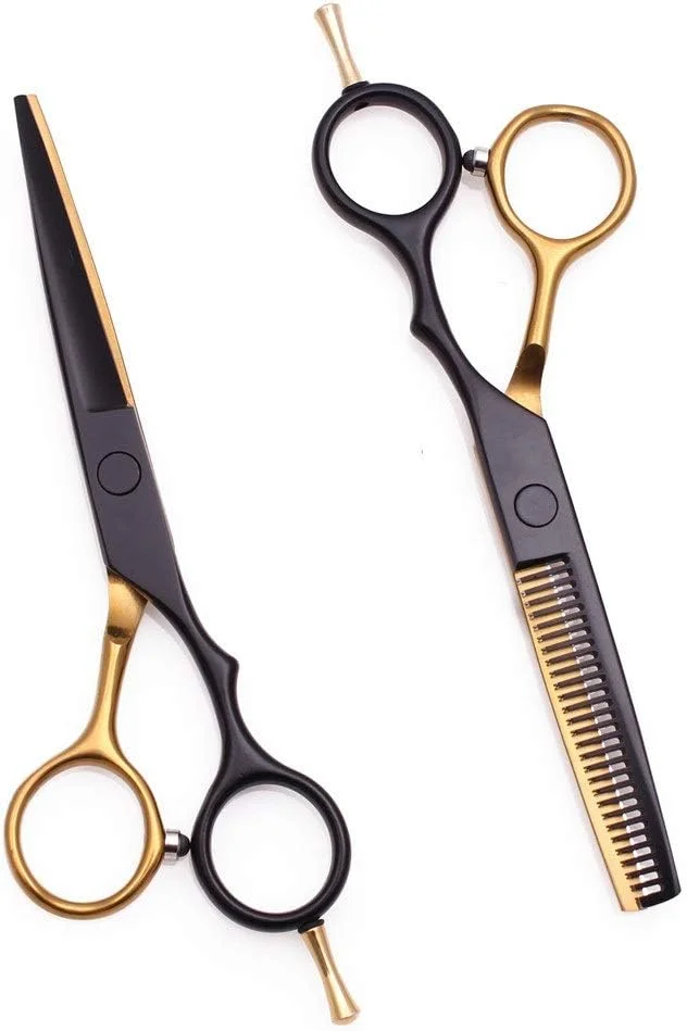 ست قیچی آرایشگری، قیچی های حرفه ای برای نازک کردن مو، قیچی آرایشگری 5.5 اینچ ست قیچی آرایشگری، قیچی های حرفه ای برای نازک کردن مو، قیچی آرایشگری 5.5 اینچ