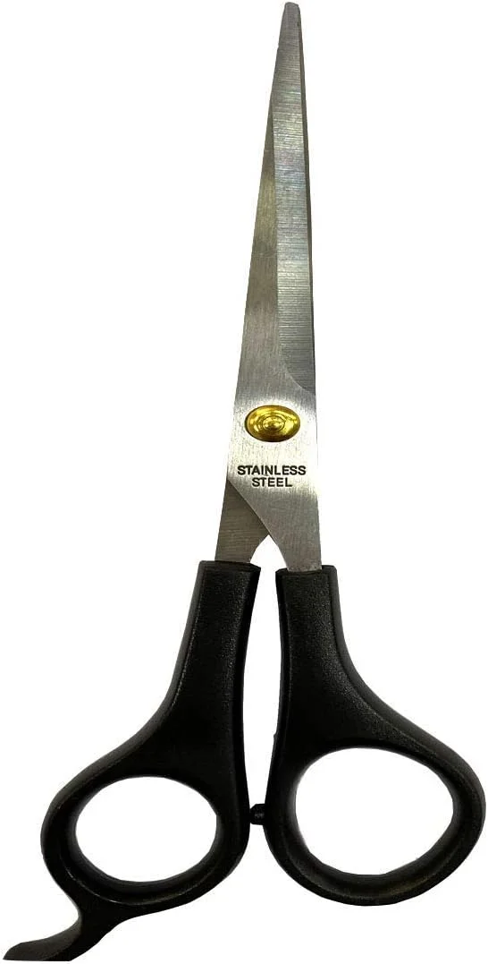 Aravli Moustache/Beard/Eyebrow/Nose Hair Trimming Scissor for Men and Women Professional Stainless Steel Salon Barber Scissor For Multipurpose Use (Size- 6.5 inch) Aravli Moustache/Beard/Eyebrow/Nose Hair Trimming Scissor for Men and Women Professional Stainless Steel Salon Barber Scissor For Multipurpose Use (Size- 6.5 inch)