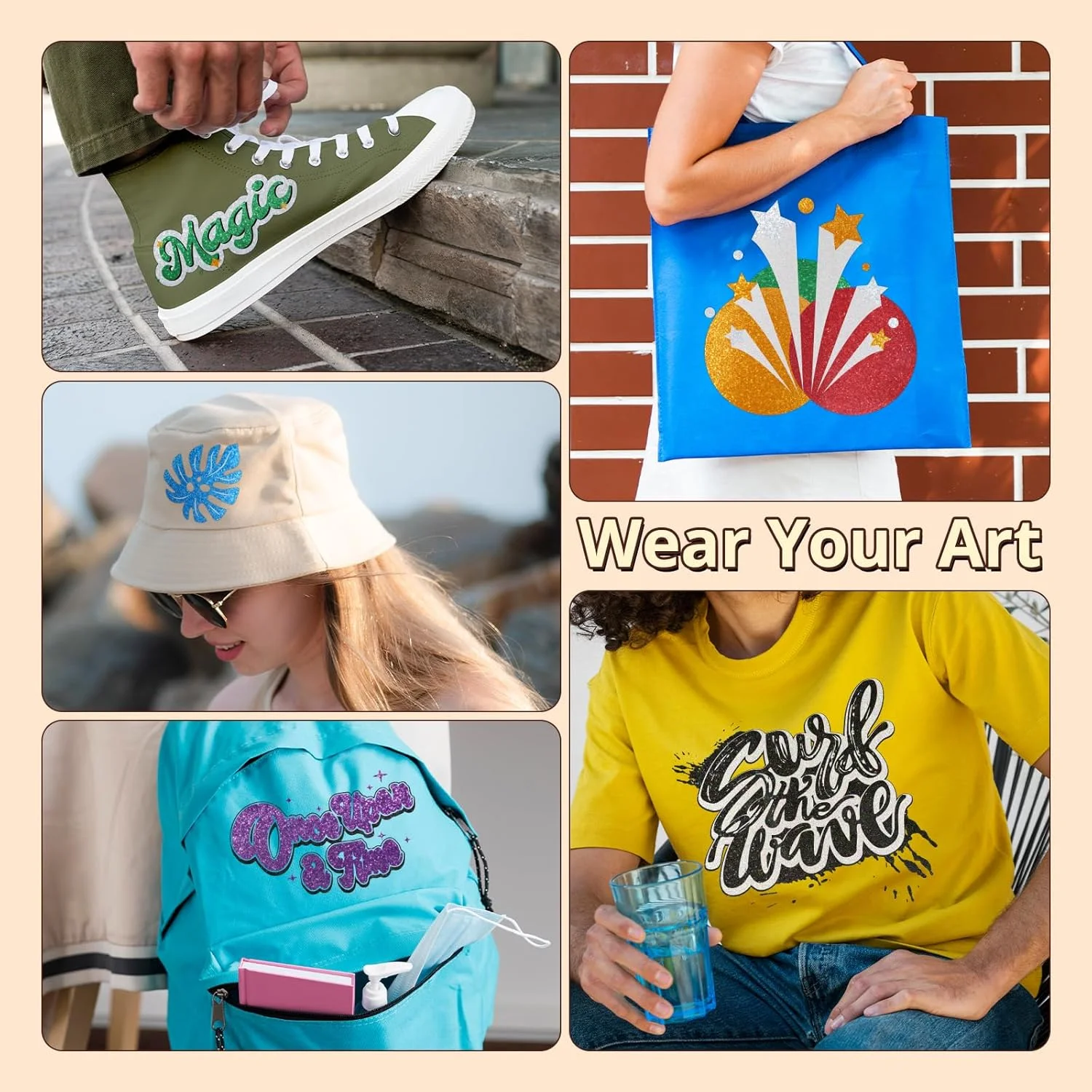 ورق وینیل حرارتی اکلیلی طلایی HTVRONT - وینیل حرارتی اتویی اکلیلی طلایی 25 در 152 سانتی‌متر برای انواع دستگاه‌های برش، رول وینیل انتقال حرارت اکلیلی برای تصعید - برش و جدا کردن آسان برای طراحی وینیل حرارتی