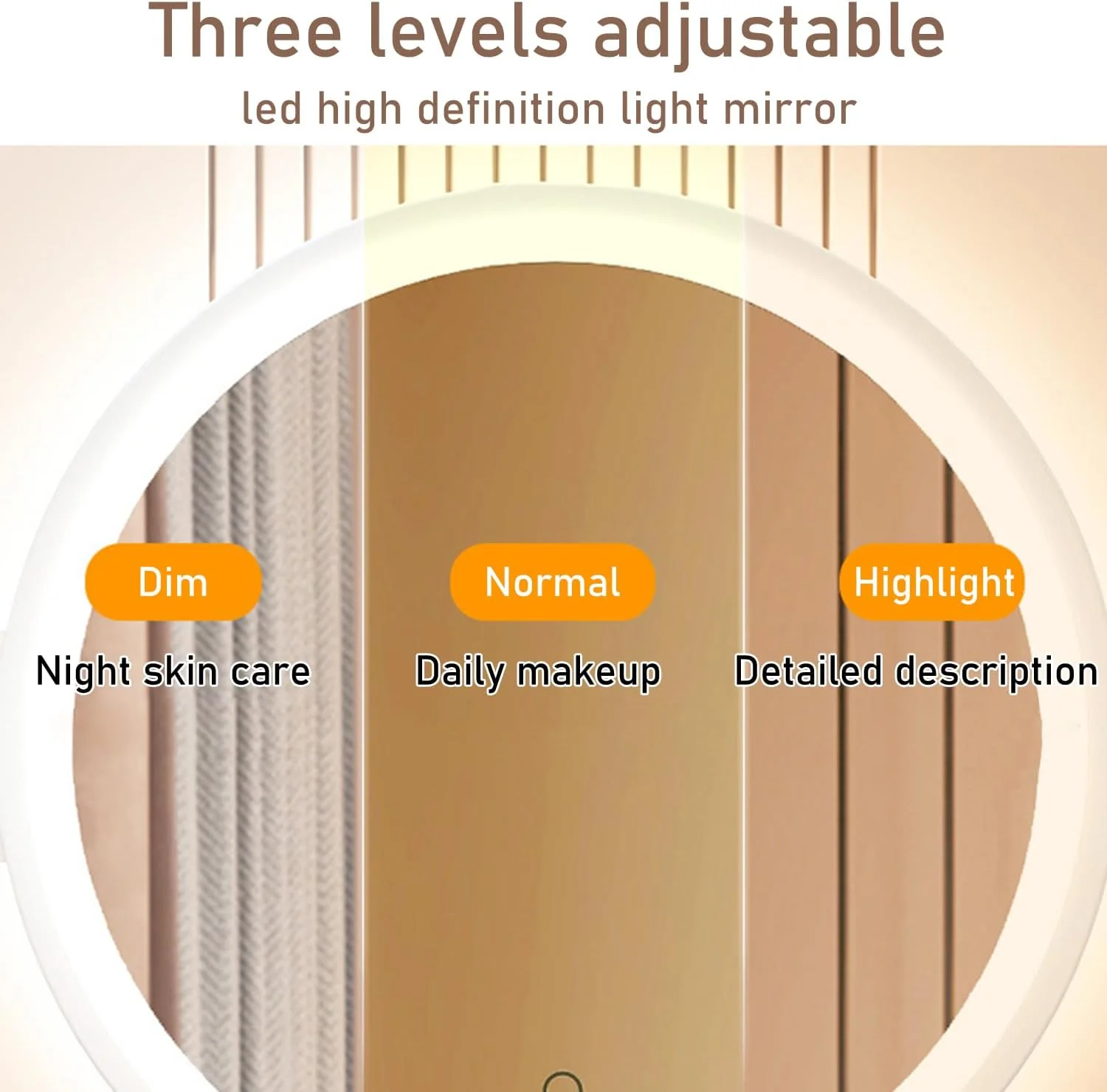 میز آرایش TOYBY، میز آرایش با کشو، میز توالت با آینه و چراغ های LED، میز آرایش چند منظوره برای اتاق خواب (سفید) میز آرایش TOYBY، میز آرایش با کشو، میز توالت با آینه و چراغ های LED، میز آرایش چند منظوره برای اتاق خواب (سفید)