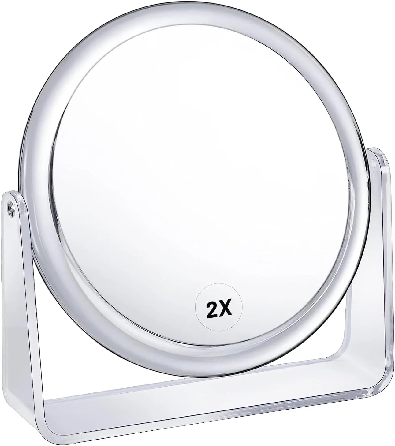 آینه آرایشی بزرگنمایی SPNOR، آینه دو طرفه اصلاح صورت مناسب حمام، چرخش 360 درجه، مناسب میز آرایش، آینه دایره ای برای حالت دادن به مو، زیبایی یا برداشتن ابرو آینه آرایشی بزرگنمایی SPNOR، آینه دو طرفه اصلاح صورت مناسب حمام، چرخش 360 درجه، مناسب میز آرایش، آینه دایره ای برای حالت دادن به مو، زیبایی یا برداشتن ابرو