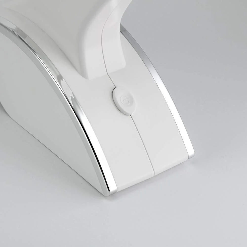 آینه آرایشی دو طرفه 360 درجه برف دانه ای با بزرگنمایی (سفید) آینه آرایشی دو طرفه 360 درجه برف دانه ای با بزرگنمایی (سفید)