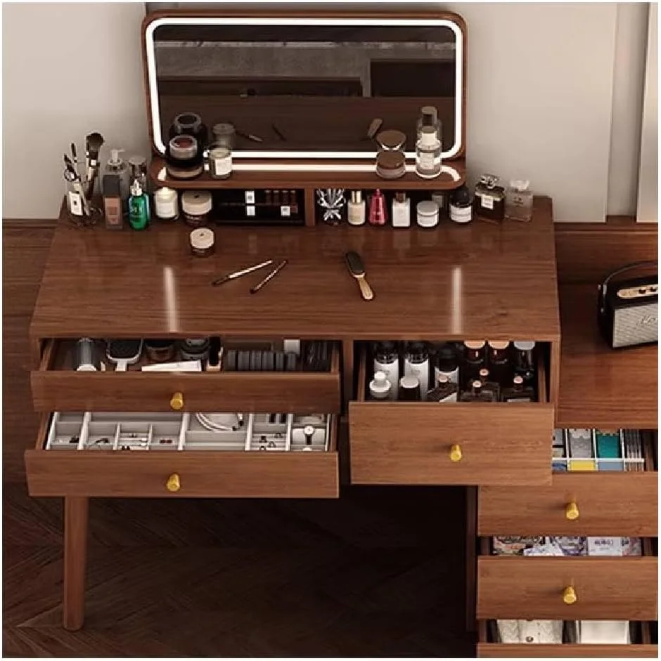 میز آرایش چند منظوره با آینه LED میز آرایش چند منظوره با آینه LED