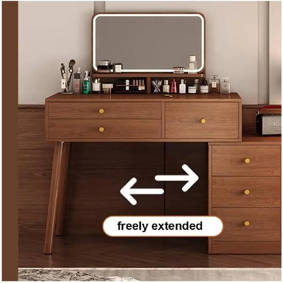 میز آرایش چند منظوره با آینه LED میز آرایش چند منظوره با آینه LED