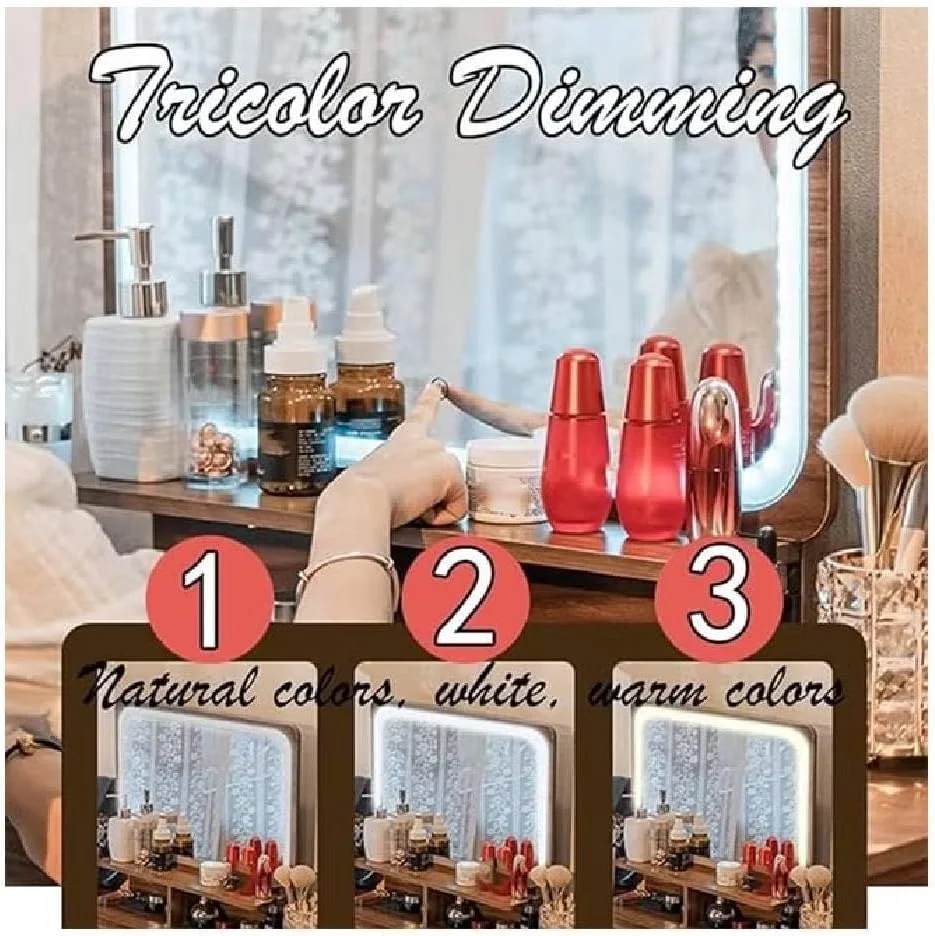 میز آرایش چند منظوره با آینه LED میز آرایش چند منظوره با آینه LED