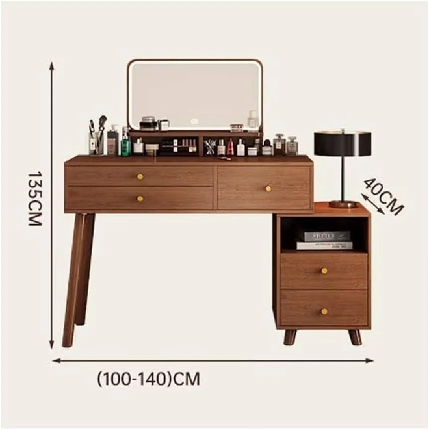 میز آرایش چند منظوره با آینه LED میز آرایش چند منظوره با آینه LED