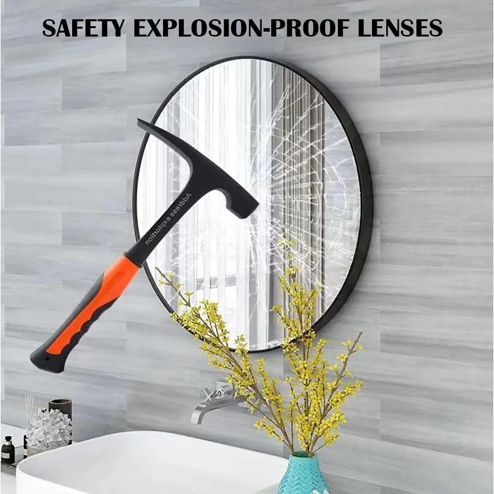 آینه حمام MUMOO BEAR، آینه بیضی دیواری با قاب فلزی برای آرایش، آینه دیواری مدرن برای حمام، راهرو، دکور دیوار اتاق نشیمن (طلایی، 51 * 83 سانتی متر) آینه حمام MUMOO BEAR، آینه بیضی دیواری با قاب فلزی برای آرایش، آینه دیواری مدرن برای حمام، راهرو، دکور دیوار اتاق نشیمن (طلایی، 51 * 83 سانتی متر)