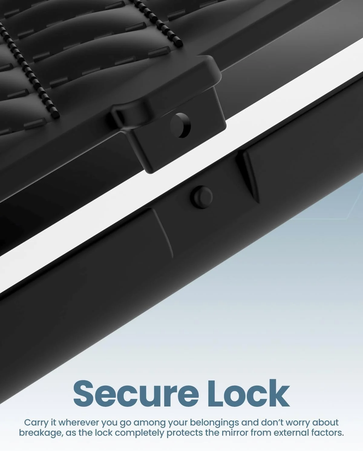 آینه آرایشی قابل حمل Moxedo، جمع و جور، فوق العاده باریک، رومیزی، تاشو، دارای صفحه لمسی با 3 حالت نور و تنظیم نور پیوسته آینه آرایشی قابل حمل Moxedo، جمع و جور، فوق العاده باریک، رومیزی، تاشو، دارای صفحه لمسی با 3 حالت نور و تنظیم نور پیوسته