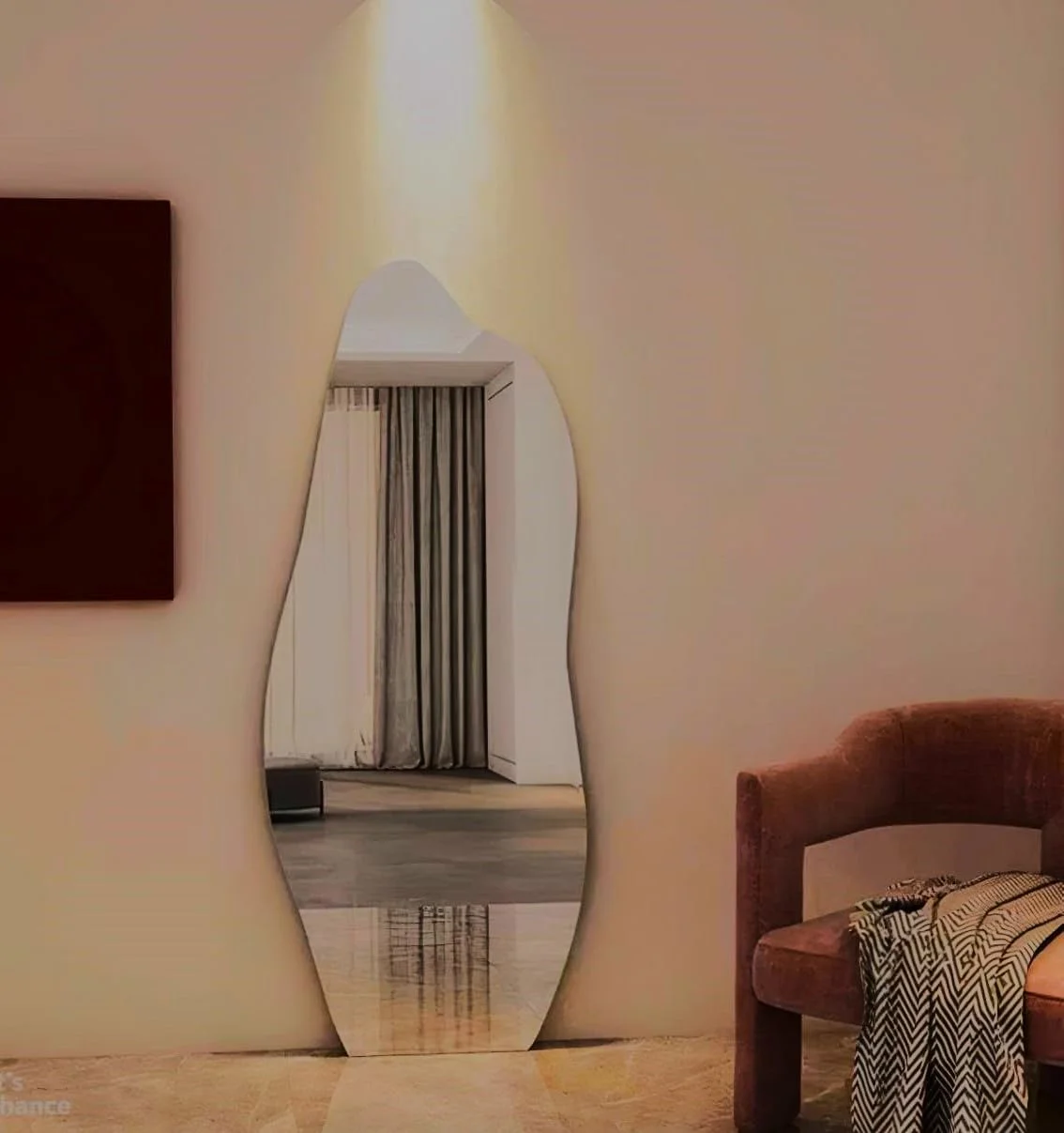 آینه قدی 170x70 سانتیمتر – آینه آرایشی دیواری LED با 3 حالت رنگی، کنترل لمسی، آینه بزرگ مناسب اتاق پرو – طراحی ایستاده، آویز یا تکیهداده شده (170X70) آینه قدی 170x70 سانتیمتر – آینه آرایشی دیواری LED با 3 حالت رنگی، کنترل لمسی، آینه بزرگ مناسب اتاق پرو – طراحی ایستاده، آویز یا تکیهداده شده (170X70)