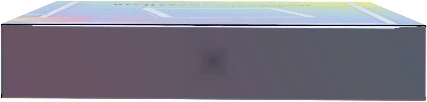 آینه آرایشی مسافرتی قابل شارژ FUNTOUCH با 72 چراغ LED، آینه زیبایی قابل حمل با نور، دارای 3 رنگ نور، صفحه لمسی دیمر دار، آینه آرایشی تاشو LED رومیزی با چراغ