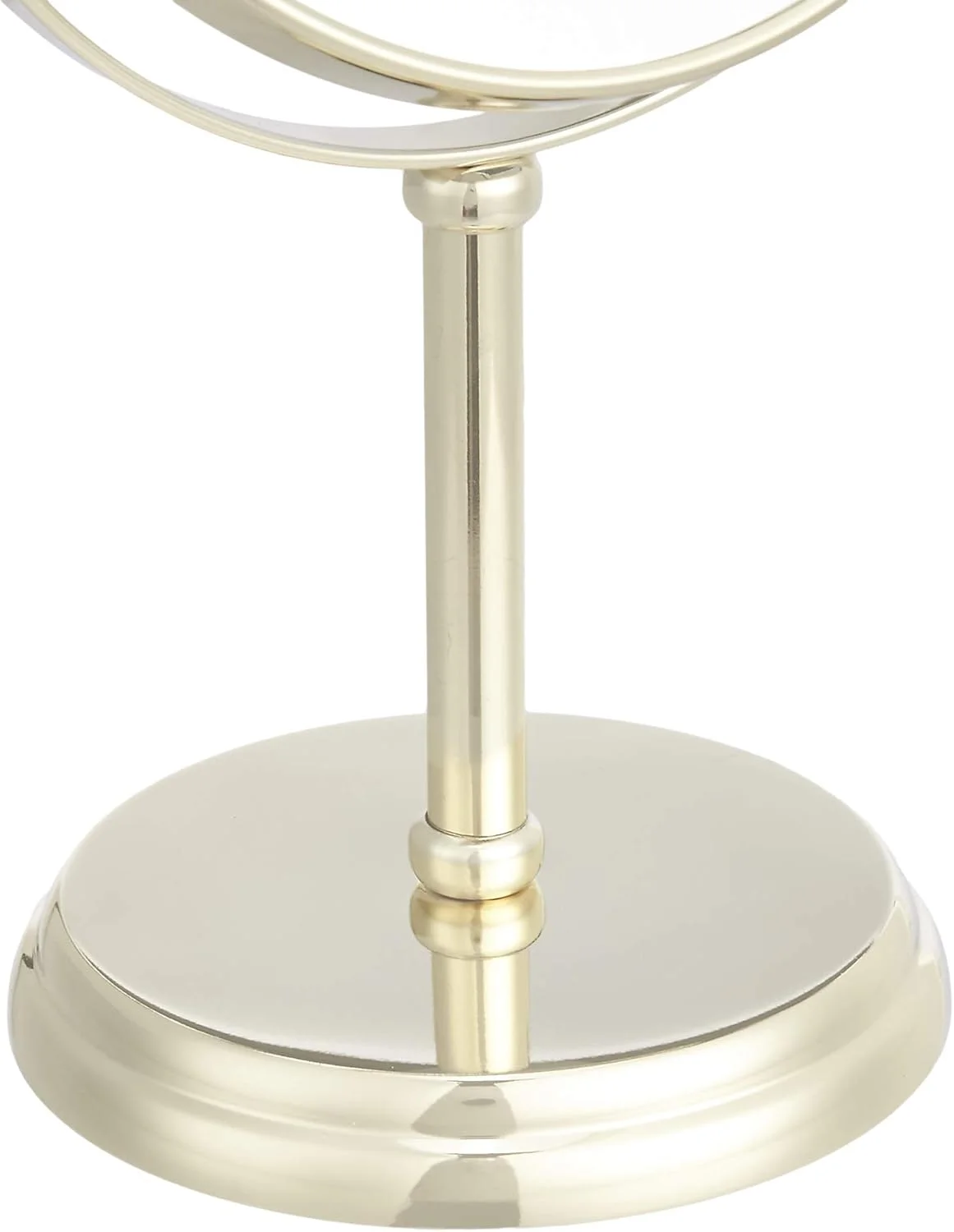Amazon Basics Vanity Mirror - 1X/5X Magnification, Gold Amazon Basics Vanity Mirror - 1X/5X Magnification, Gold