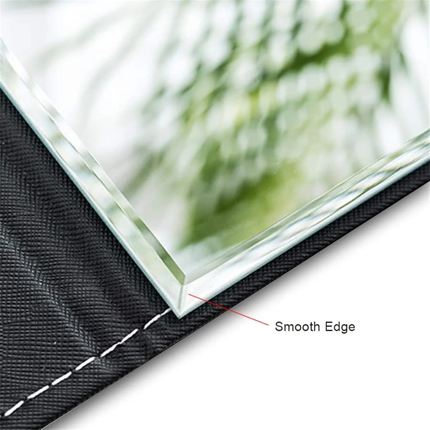 آینه آرایشی تاشو Arabest، آینه چرمی PU قابل حمل، آینه رومیزی شخصی مسافرتی، آینه مستطیلی فوق العاده نازک قابل تنظیم برای میز آرایش مسافرتی اتاق کمپینگ (کوچک (16 طول x 12 عرض))