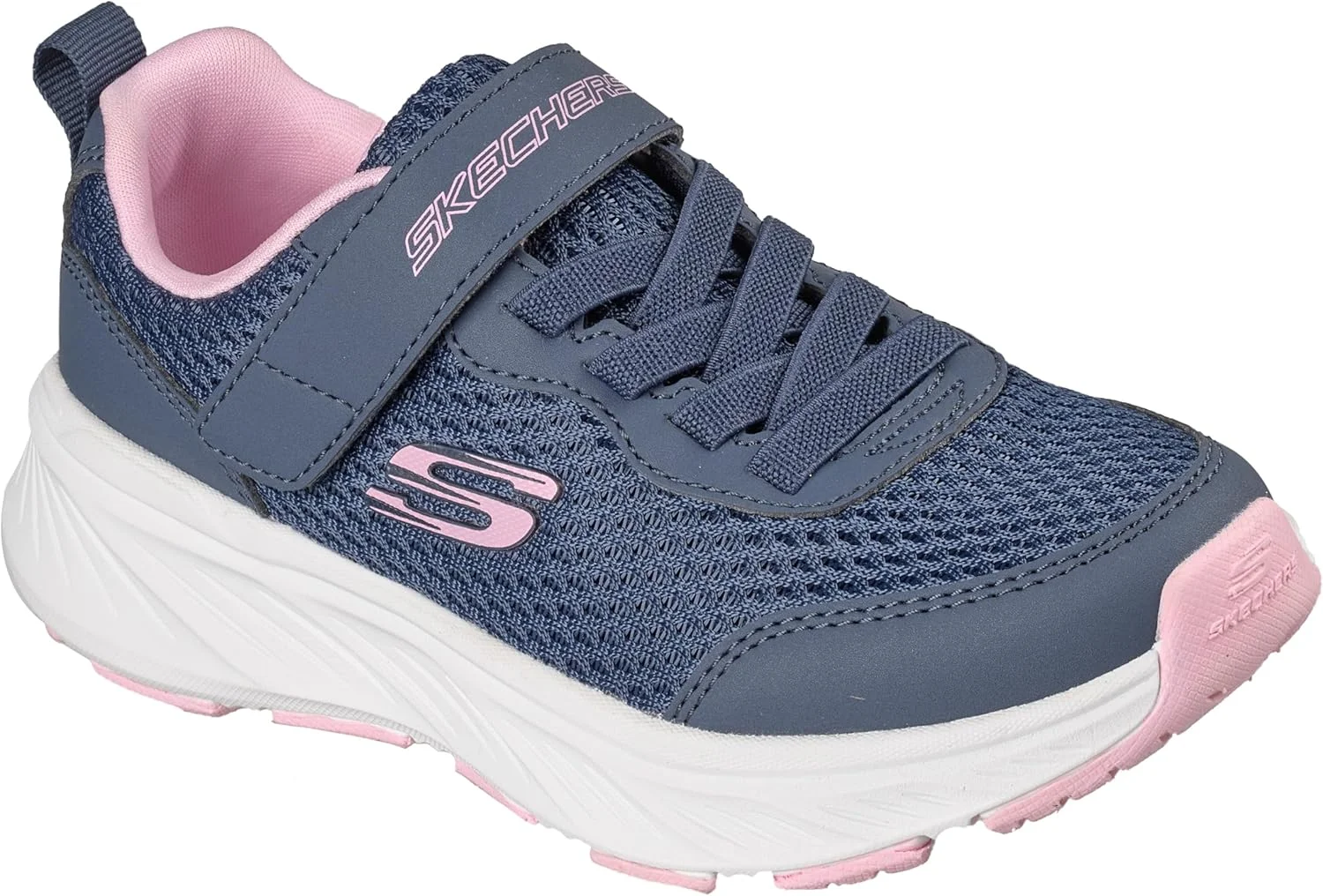 کفش ورزشی دخترانه اسکیچرز مدل EDGERIDE با بست قلاب و حلقه - 303981L-NVLV کفش ورزشی دخترانه اسکیچرز مدل EDGERIDE با بست قلاب و حلقه - 303981L-NVLV