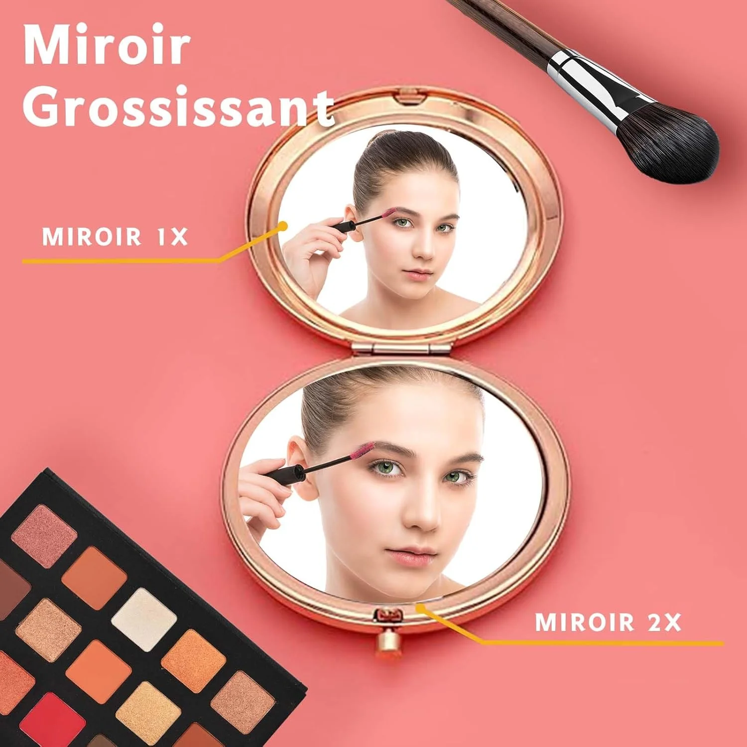 آینه جیبی شیک VivaJoy هدیه تولد 50 سالگی برای زنان - هدیه ای ایده آل برای مادربزرگ، مادر، بهترین دوست، دختر، خواهر