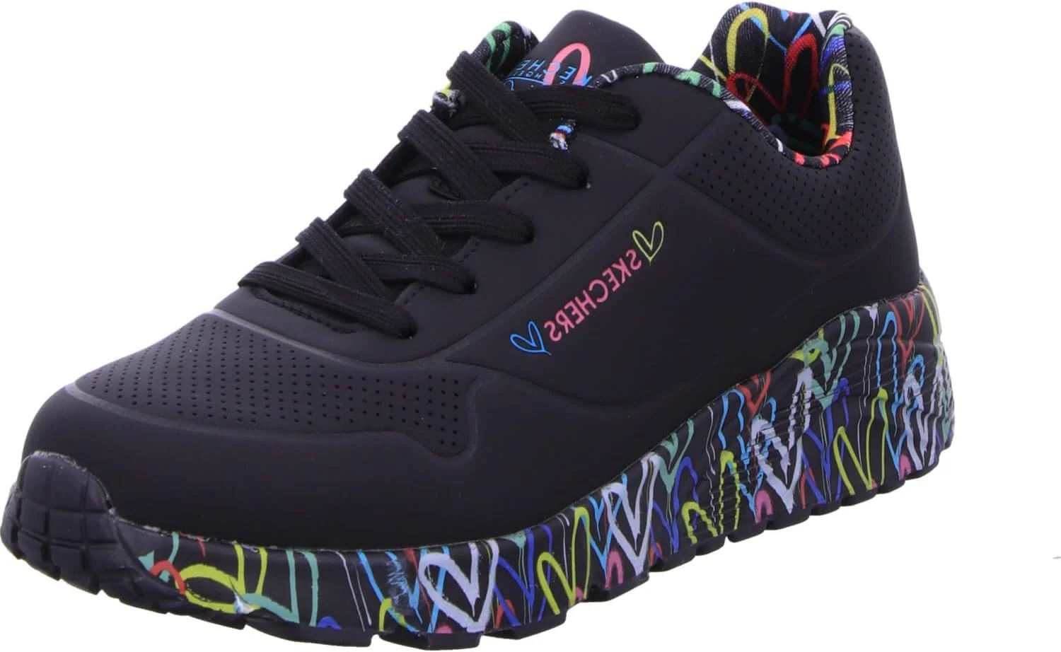 کفش ورزشی دخترانه اسکیچرز مدل Uno Lite Lovely Luv کفش ورزشی دخترانه اسکیچرز مدل Uno Lite Lovely Luv