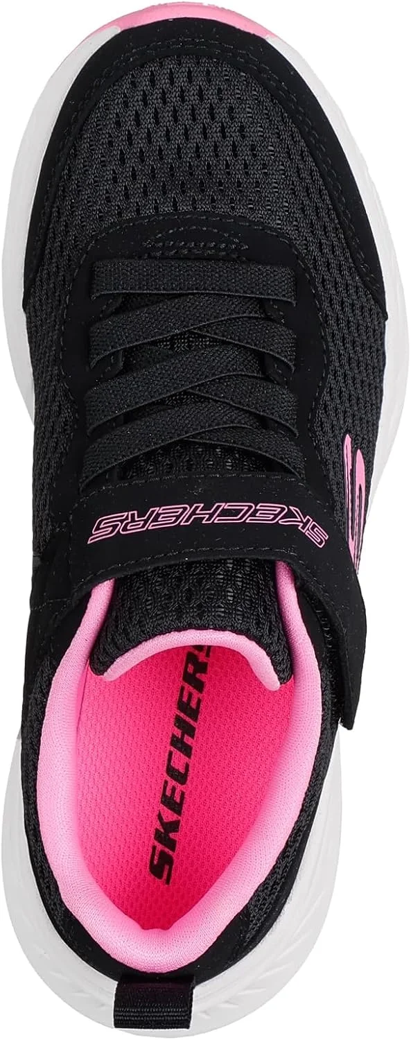 کفش ورزشی دخترانه اسکیچرز مدل EDGERIDE با بست قلاب و حلقه - 303981L-BKPK کفش ورزشی دخترانه اسکیچرز مدل EDGERIDE با بست قلاب و حلقه - 303981L-BKPK