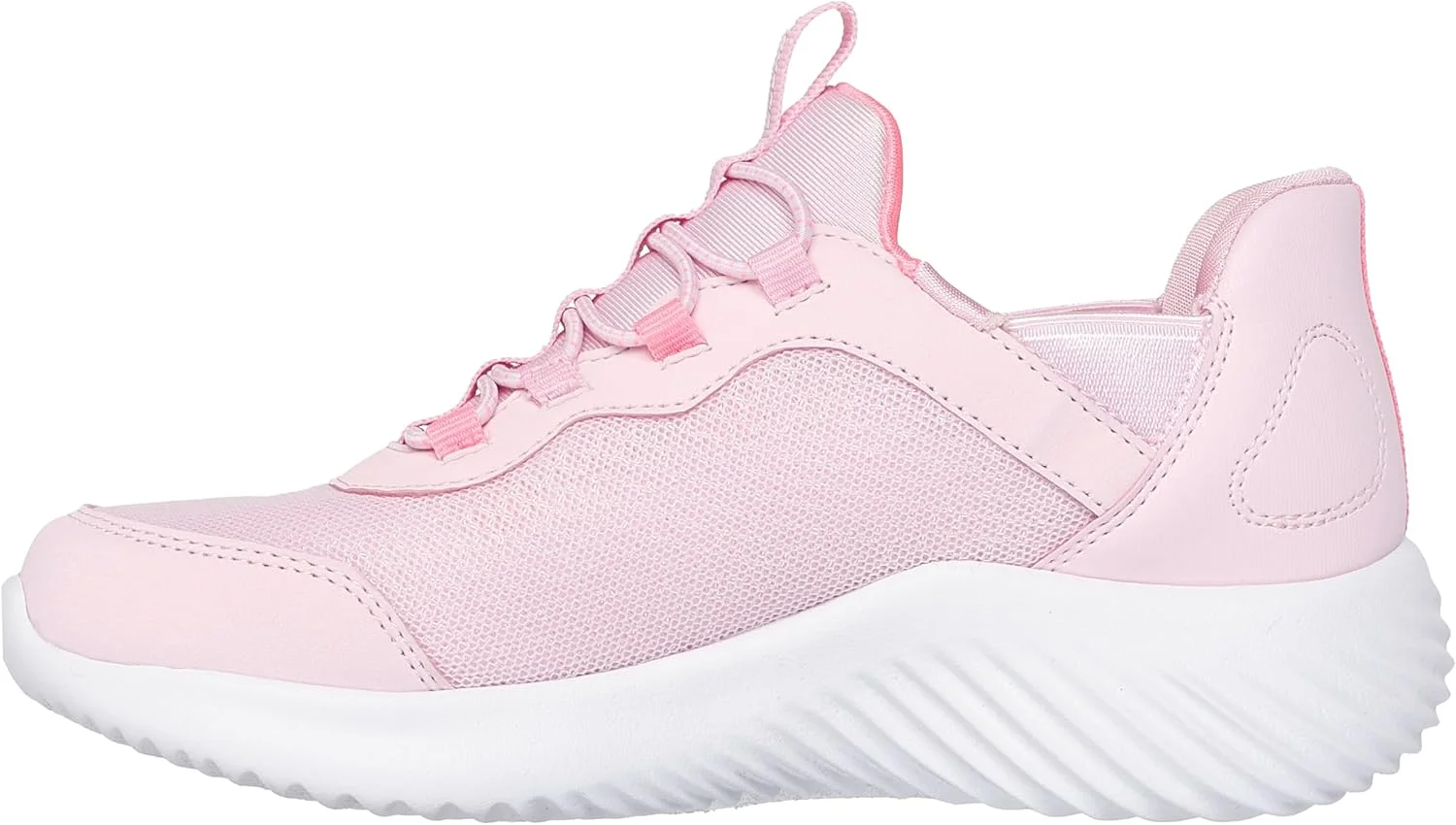 کفش ورزشی دخترانه اسکیچرز مدل BOUNDER، صورتی روشن، سایز 23