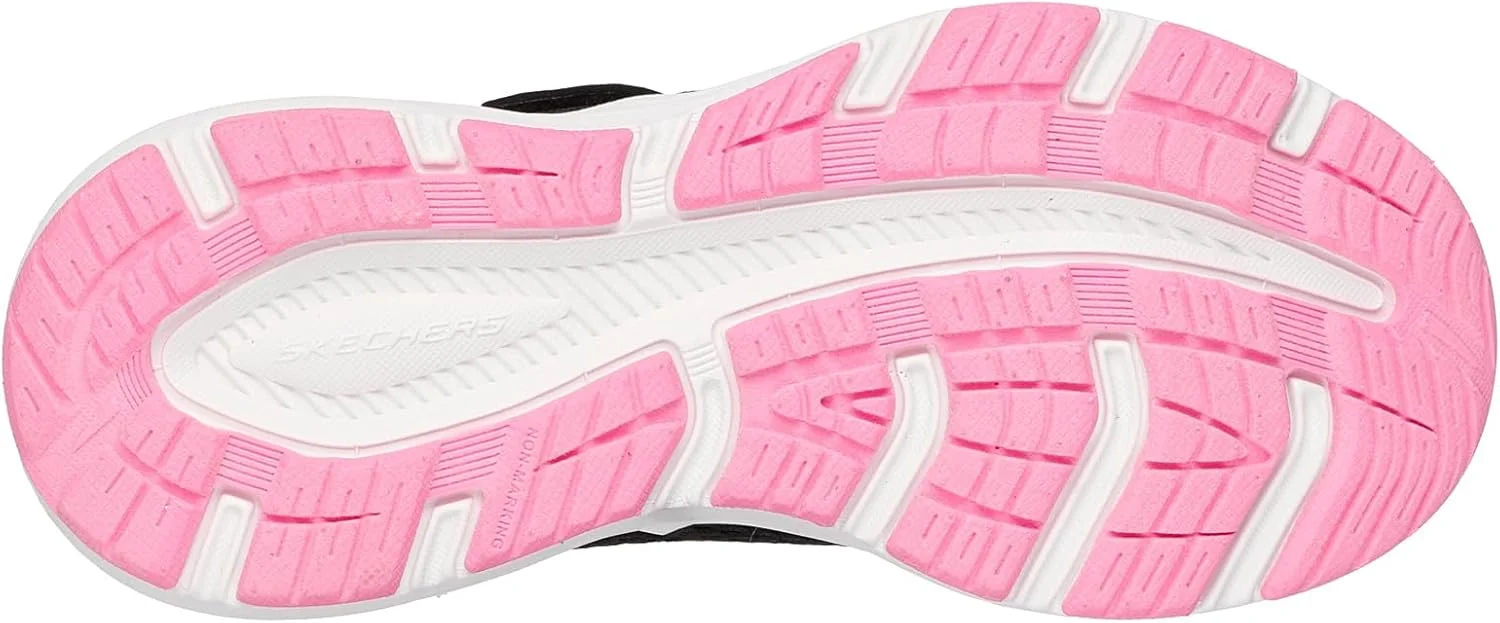 کفش ورزشی دخترانه اسکیچرز مدل EDGERIDE با بست قلاب و حلقه - 303981L-BKPK کفش ورزشی دخترانه اسکیچرز مدل EDGERIDE با بست قلاب و حلقه - 303981L-BKPK