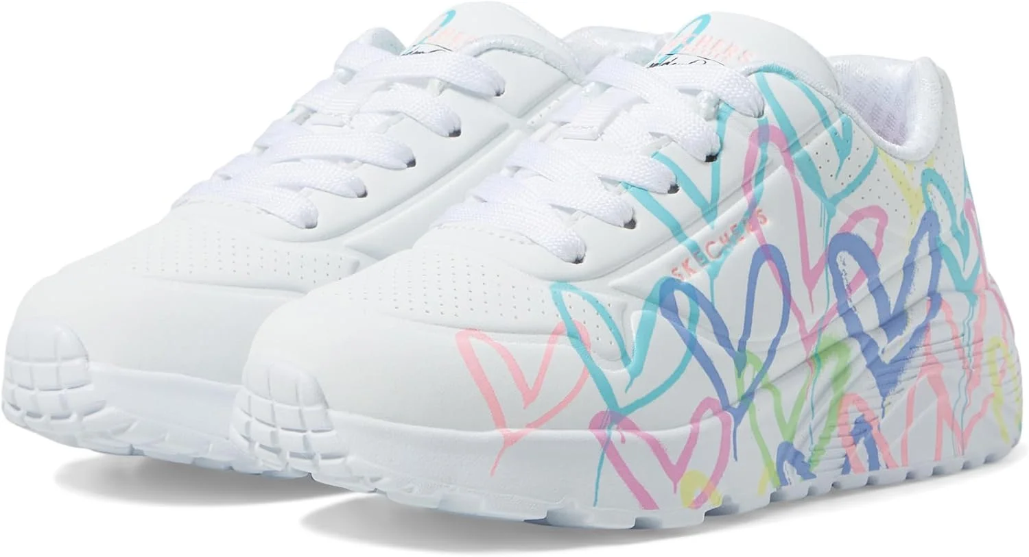 کفش ورزشی دخترانه اسکیچرز مدل Uno Lite-spread The Love کفش ورزشی دخترانه اسکیچرز مدل Uno Lite-spread The Love