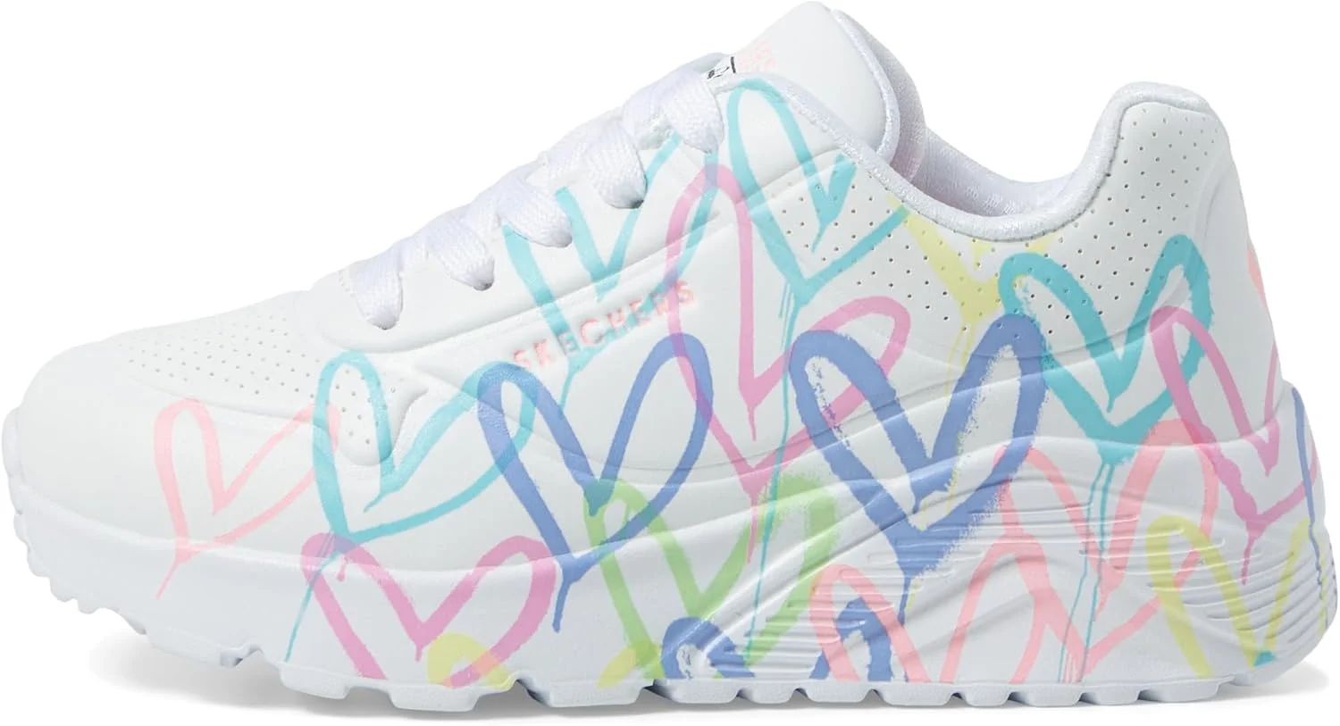 کفش ورزشی دخترانه اسکیچرز مدل Uno Lite-spread The Love