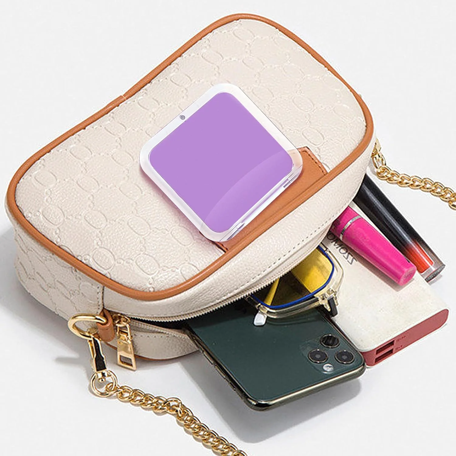 آینه آرایشی جیبی SANTOO با بزرگنمایی 15 برابر، آینه کوچک مسافرتی - دستی، تاشو و قابل حمل 2 طرفه با بزرگنمایی 15 برابر و 1 برابر برای کیف پول - مربع 8.4x8.4 سانتی متر (بنفش) آینه آرایشی جیبی SANTOO با بزرگنمایی 15 برابر، آینه کوچک مسافرتی - دستی، تاشو و قابل حمل 2 طرفه با بزرگنمایی 15 برابر و 1 برابر برای کیف پول - مربع 8.4x8.4 سانتی متر (بنفش)