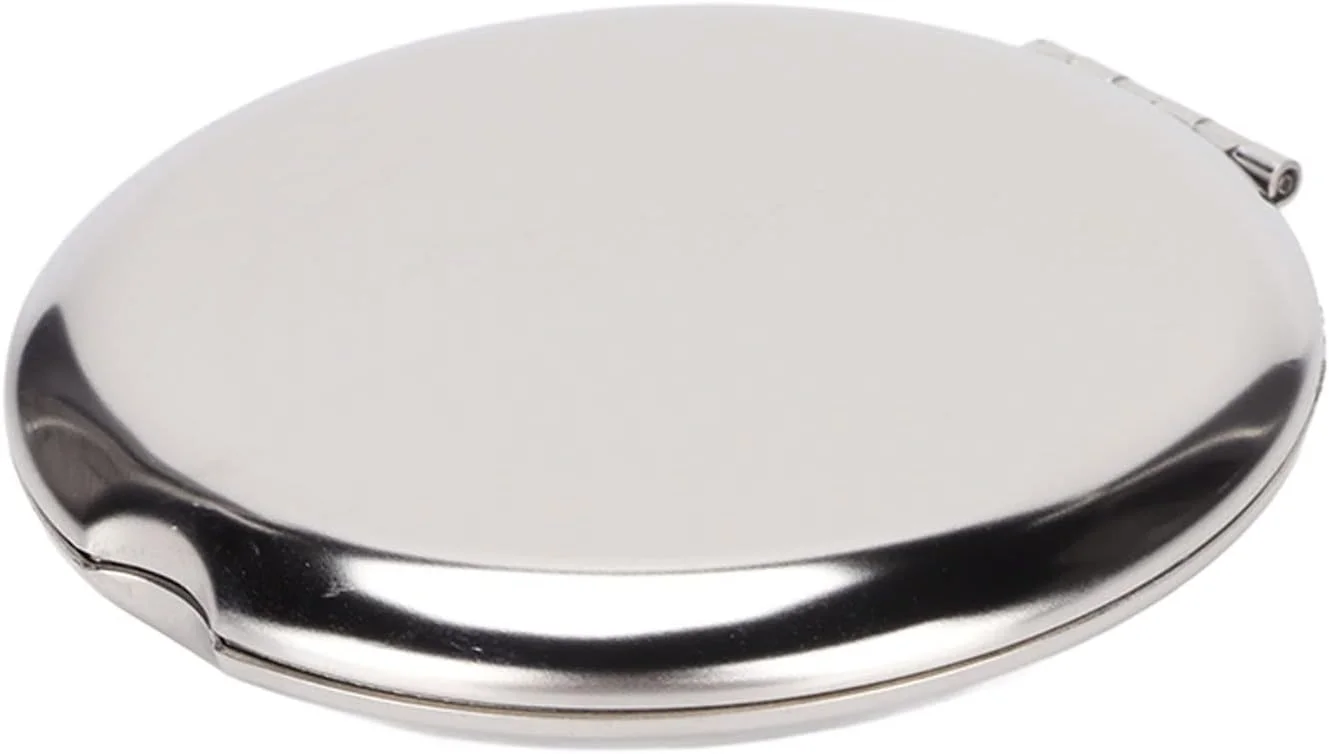 آینه مسافرتی جمع و جور Xinwe، طراحی تاشو، آینه جیبی تولید DIY با تصویر واضح برای جیب، بسته بندی و مسافرت (گرد) آینه مسافرتی جمع و جور Xinwe، طراحی تاشو، آینه جیبی تولید DIY با تصویر واضح برای جیب، بسته بندی و مسافرت (گرد)