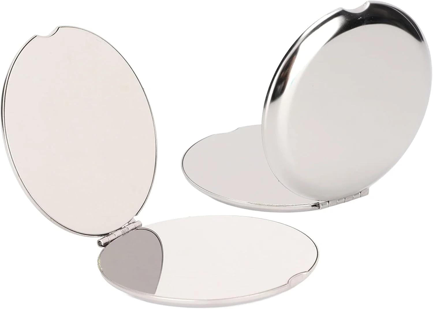 آینه مسافرتی جمع و جور Xinwe، طراحی تاشو، آینه جیبی تولید DIY با تصویر واضح برای جیب، بسته بندی و مسافرت (گرد) آینه مسافرتی جمع و جور Xinwe، طراحی تاشو، آینه جیبی تولید DIY با تصویر واضح برای جیب، بسته بندی و مسافرت (گرد)