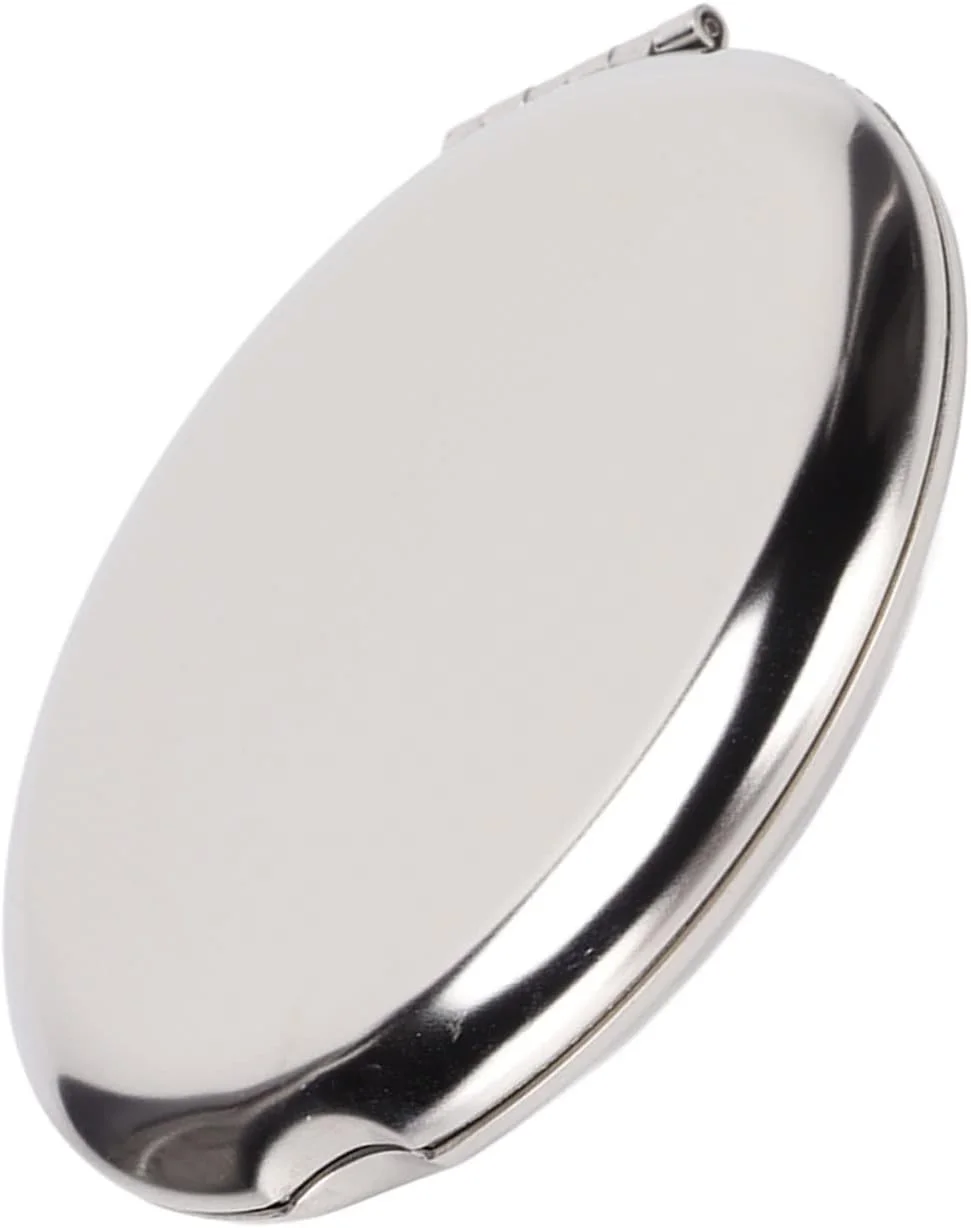 آینه مسافرتی جمع و جور Xinwe، طراحی تاشو، آینه جیبی تولید DIY با تصویر واضح برای جیب، بسته بندی و مسافرت (گرد) آینه مسافرتی جمع و جور Xinwe، طراحی تاشو، آینه جیبی تولید DIY با تصویر واضح برای جیب، بسته بندی و مسافرت (گرد)