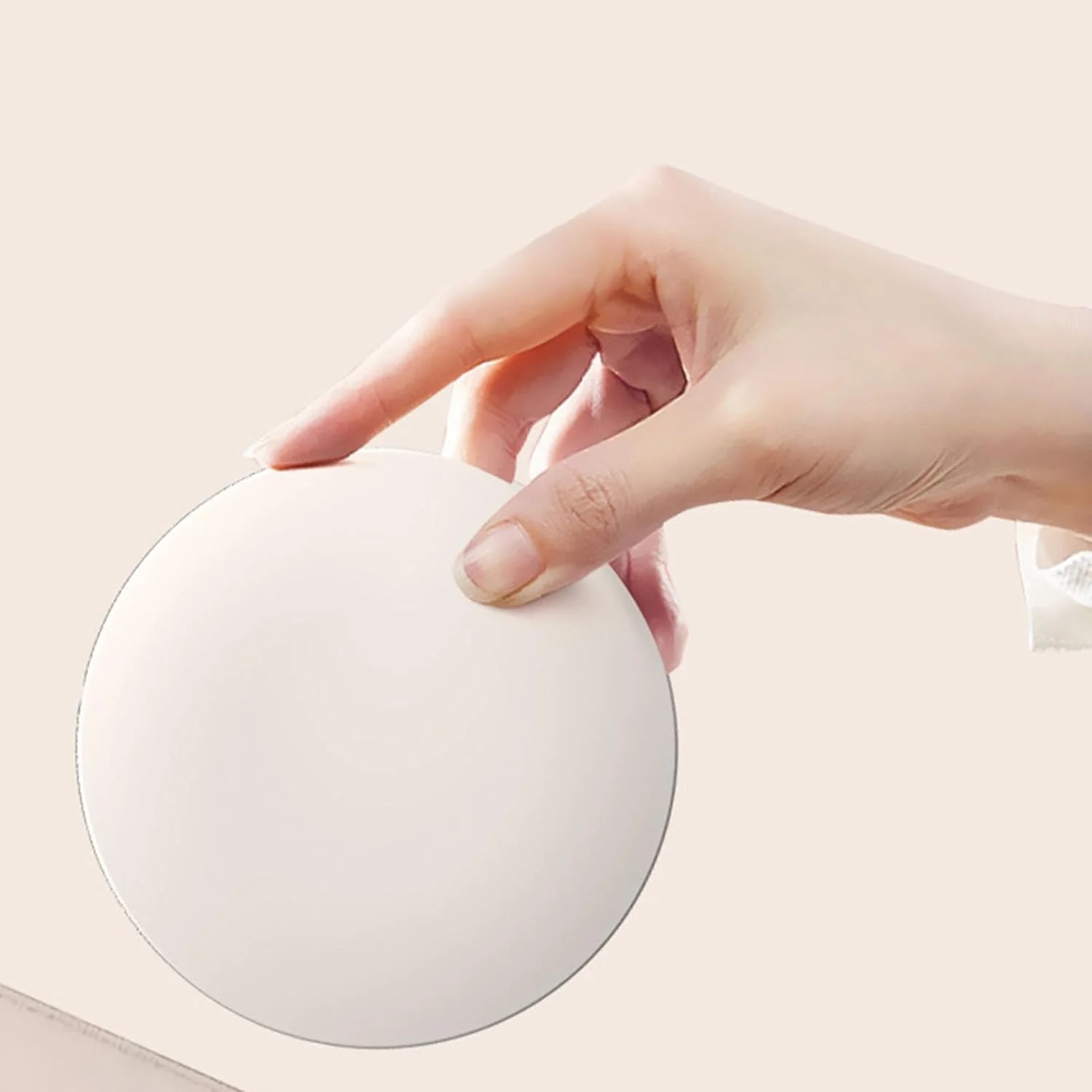 آینه آرایشی با بزرگنمایی 2 برابری Vvikizy با نور LED، آینه آرایشی قابل حمل برای مسافرت، ایده آل برای تست کرم ضد آفتاب، با کنترل لمسی هوشمند