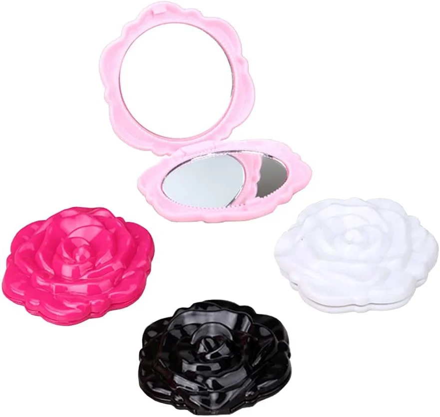 UUYYEO آینه های کوچک جمع و جور 4 عددی، آینه آرایشی گرد برای کیف پول، آینه جیبی تاشو کوچک، آینه مسافرتی قابل حمل، آینه دو طرفه برای زنان و دختران UUYYEO آینه های کوچک جمع و جور 4 عددی، آینه آرایشی گرد برای کیف پول، آینه جیبی تاشو کوچک، آینه مسافرتی قابل حمل، آینه دو طرفه برای زنان و دختران