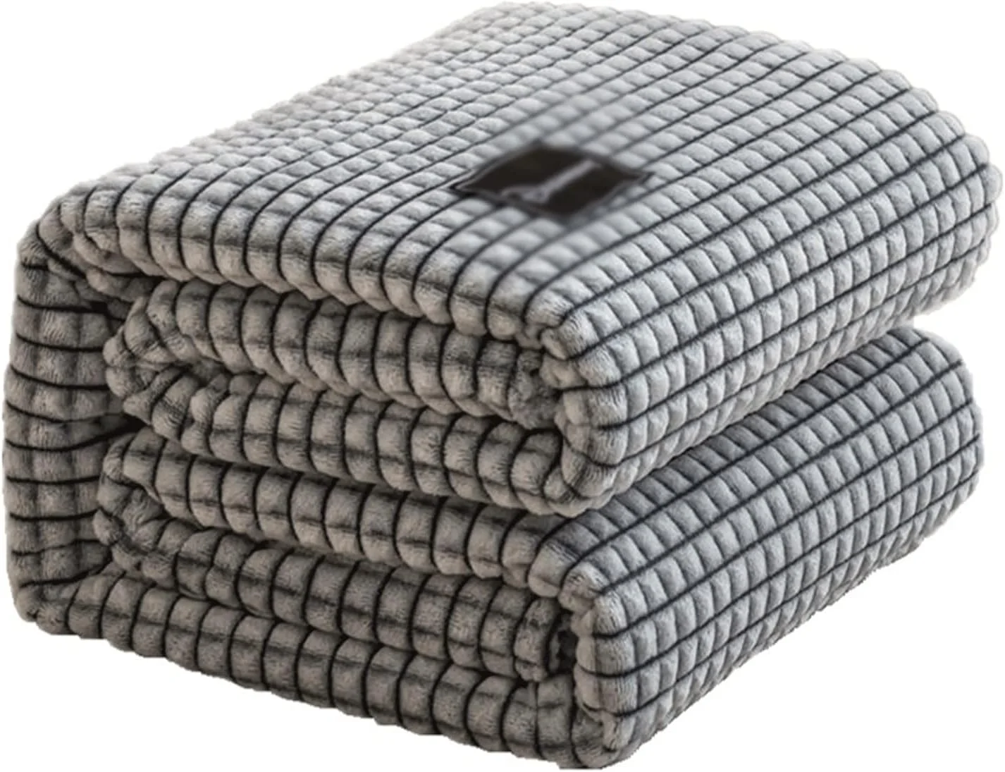 YHUAEE Blankets Plaid for Beds Coral Fleece Blankets Gray Color Plaids Single/Queen/King Bedspreads Soft Warm Blankets for Bed(200x230cm)