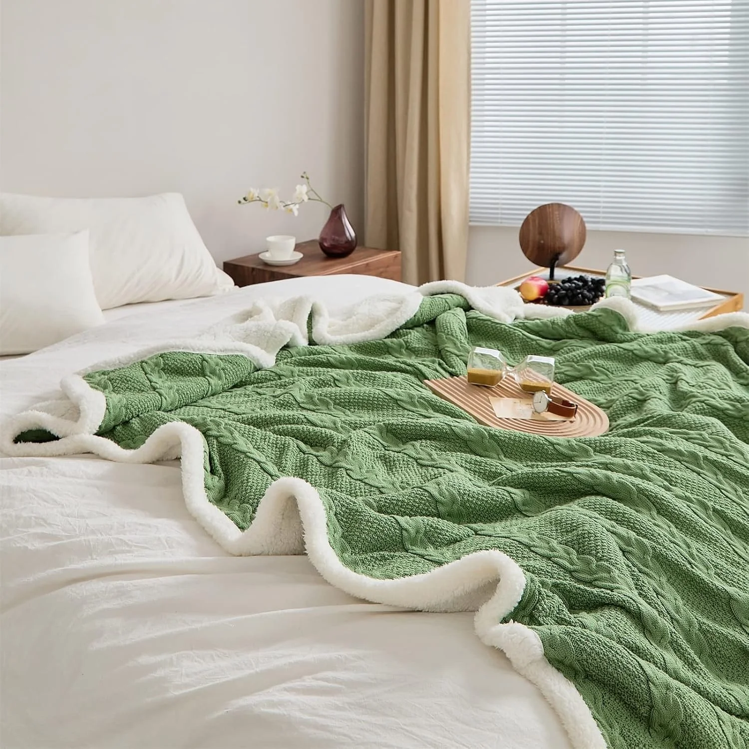 YHUAEE Blankets Elegant Bed Decorative Blanket Pure Cotton Cable Knit Winter Warm Blanket Furry Fur Soft Sofa Plaid Blanket YHUAEE Blankets Elegant Bed Decorative Blanket Pure Cotton Cable Knit Winter Warm Blanket Furry Fur Soft Sofa Plaid Blanket