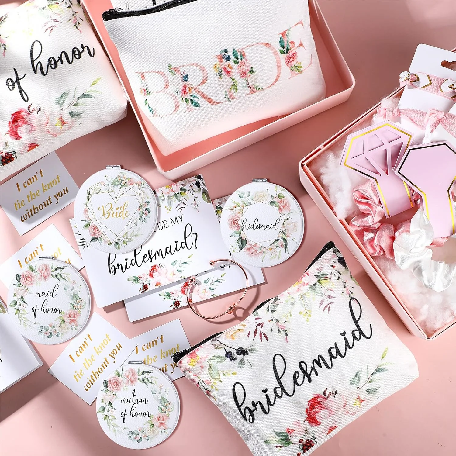 آینه جیبی تاشو یونیتایپ، بسته 8 عددی، هدیه ساقدوش عروس، طرح گلدار، قابل حمل، گرد، چرمی PU، مناسب کیف دستی، هدیه مهمانی عروسی، هدیه عروس، هدیه ندیمه عروس برای زنان