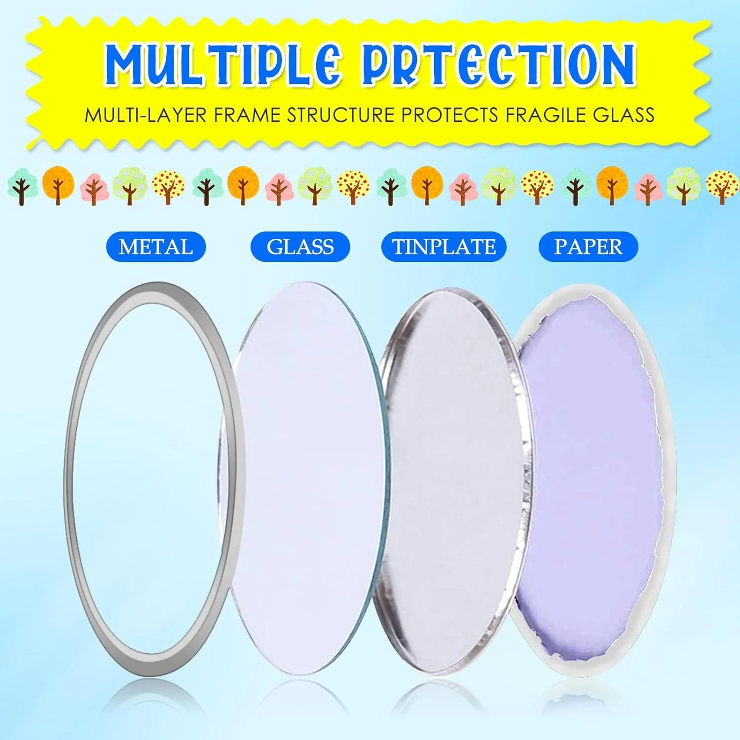 آینه جیبی فشرده والیبال Taiyin، بسته 18 عددی، هدیه والیبالی برای تیم، آینه آرایشی گرد، آینه کوچک 7 سانتی متری قابل حمل، مناسب کیف دستی، لوازم مهمانی، اکسسوری زنانه آینه جیبی فشرده والیبال Taiyin، بسته 18 عددی، هدیه والیبالی برای تیم، آینه آرایشی گرد، آینه کوچک 7 سانتی متری قابل حمل، مناسب کیف دستی، لوازم مهمانی، اکسسوری زنانه