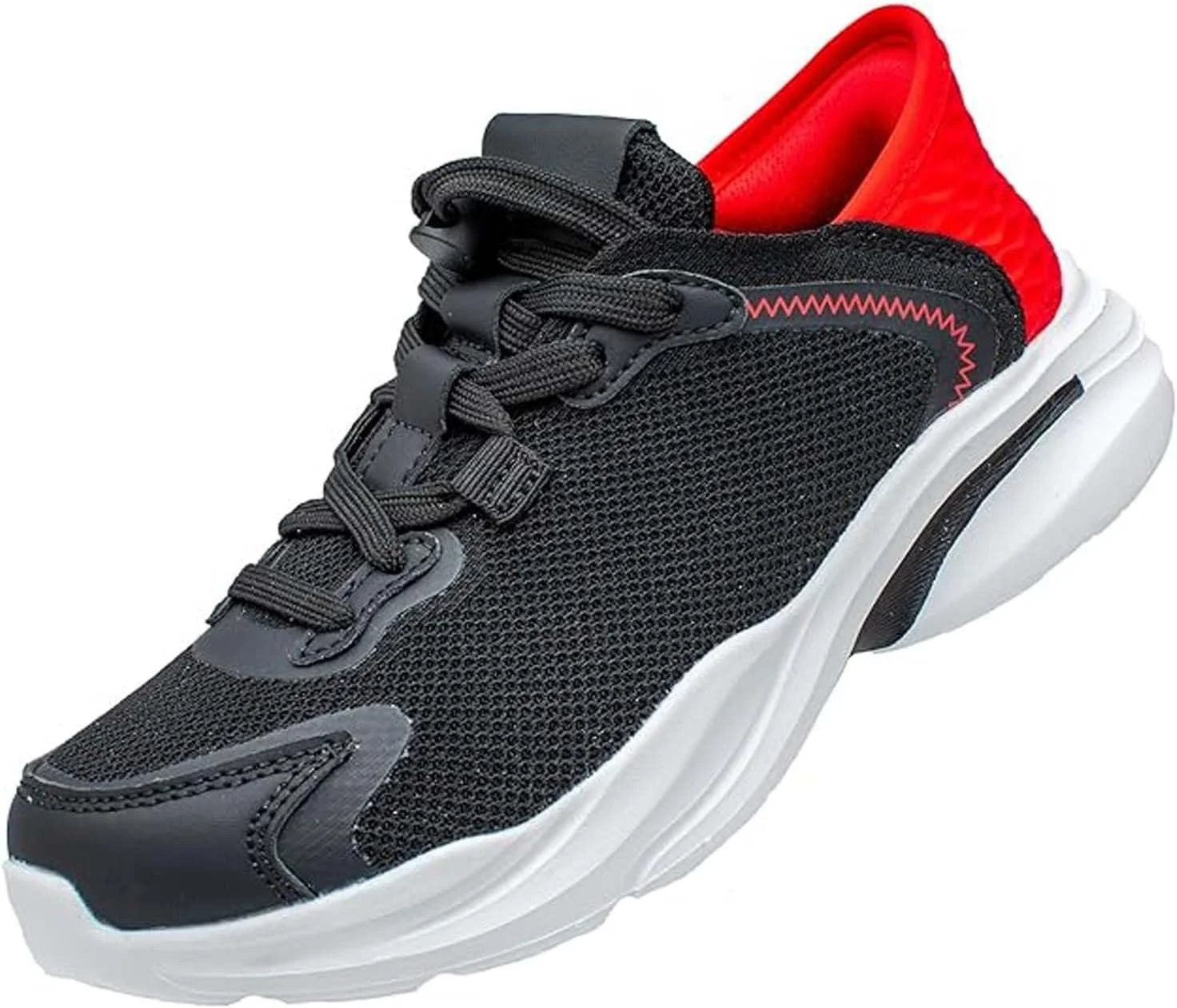 کفش‌های کتانی سبک و تنفسی برای کودکان و بزرگسالان - کفش‌های ورزشی و دویدن لغزنده، کفش‌های پیاده‌روی