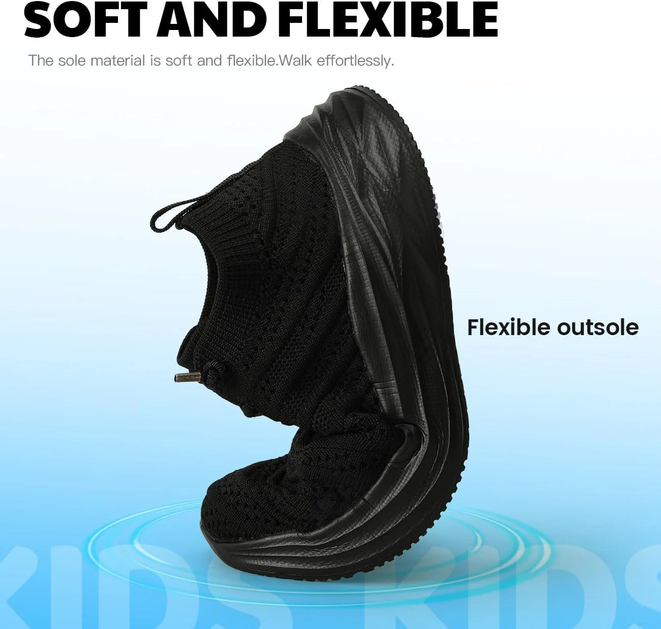 کفش ورزشی بافتنی تنفسی برای کودکان و نوجوانان - کفش های دویدن سبک وزن با زیره نرم، سایز 28-43