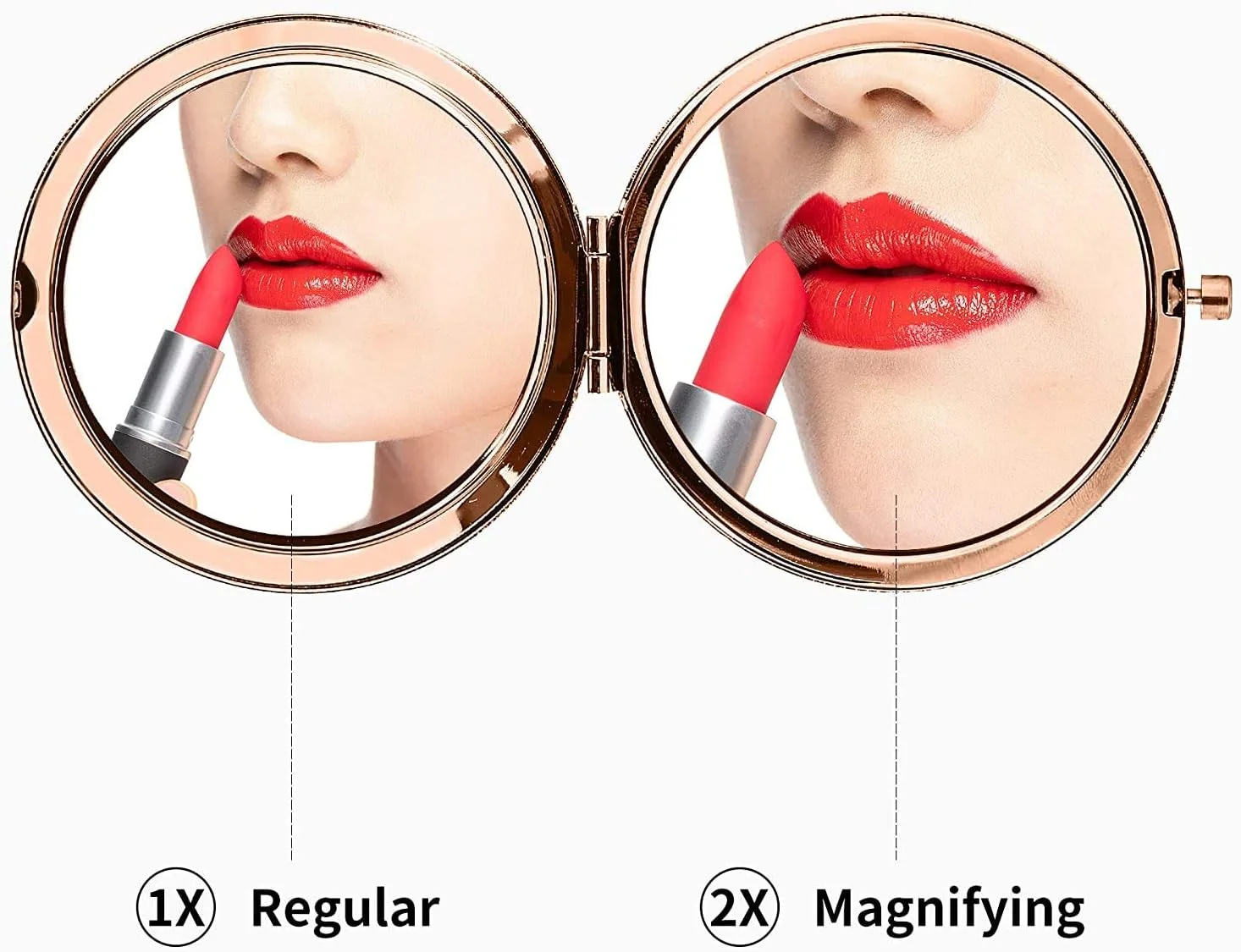 آینه آرایشی فشرده قابل حمل استیل ضد زنگ SFHMTL هدیه تولد 40 سالگی برای مادر، یادگاری از تمام خاطرات شما، با جعبه هدیه، آینه آرایشی حکاکی شده برای عمه، همسر، همکار، رزگلد آینه آرایشی فشرده قابل حمل استیل ضد زنگ SFHMTL هدیه تولد 40 سالگی برای مادر، یادگاری از تمام خاطرات شما، با جعبه هدیه، آینه آرایشی حکاکی شده برای عمه، همسر، همکار، رزگلد