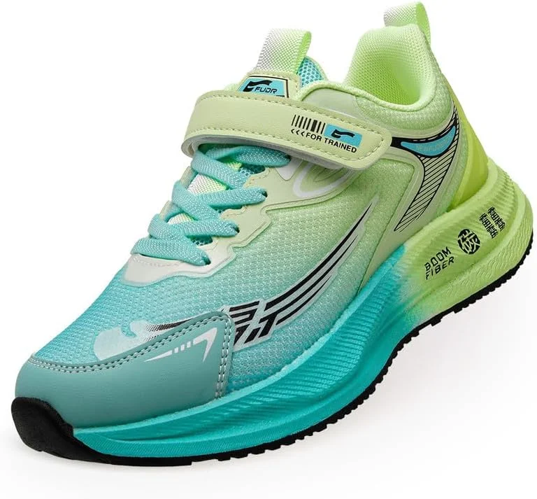 کفش ورزشی بچه گانه Lucky Kids، کفش های ورزشی سبک وزن، کفش های دویدن تنفسی، کفش های غیر لغزنده برای پسران و دختران